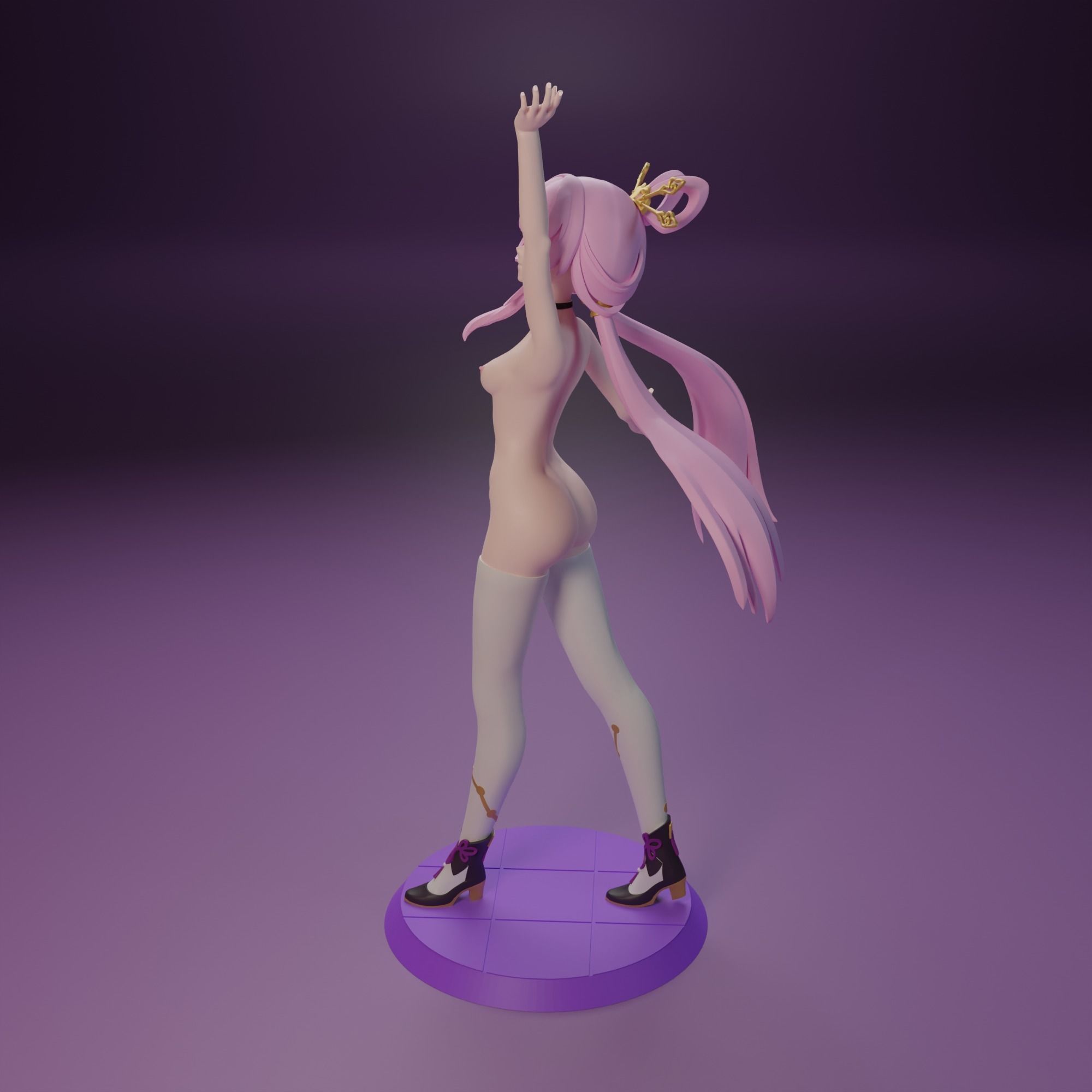 NSFW Fu Xuan from Honkai Star Rail 3D print model_3
