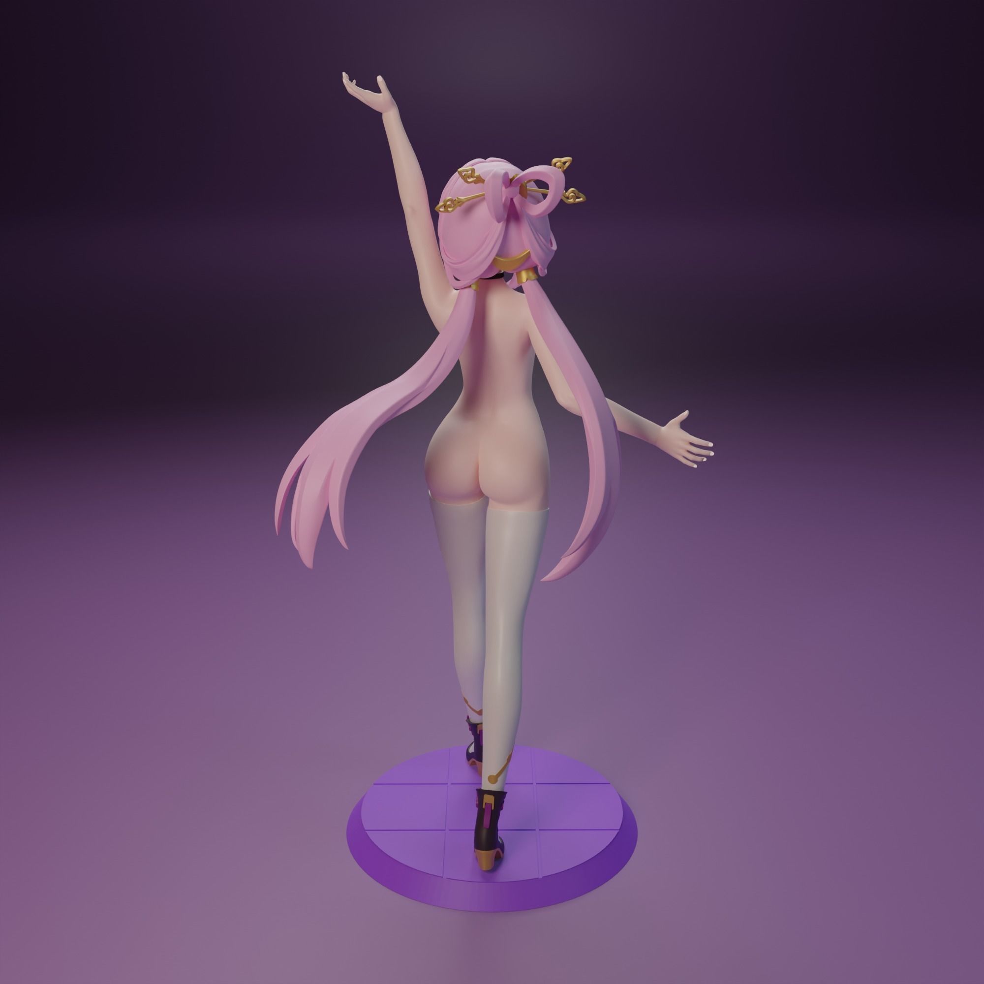 NSFW Fu Xuan from Honkai Star Rail 3D print model_4