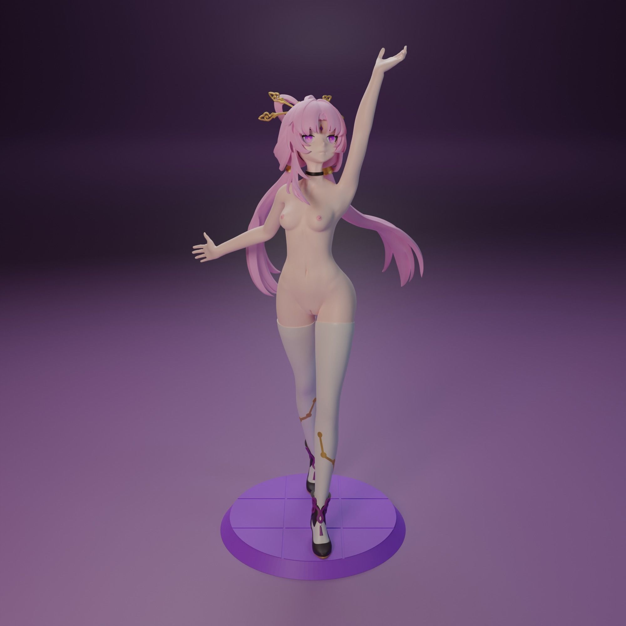 NSFW Fu Xuan from Honkai Star Rail 3D print model_1