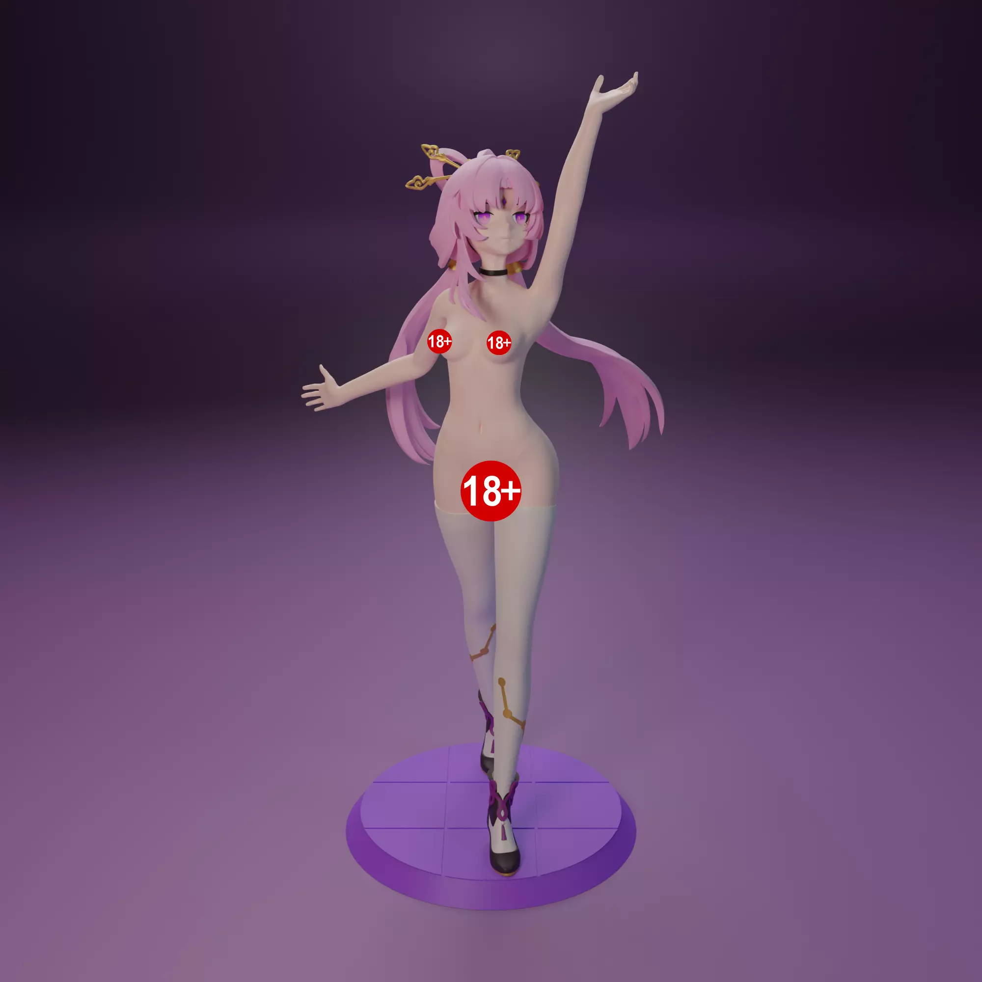 NSFW Fu Xuan from Honkai Star Rail 3D print model_0