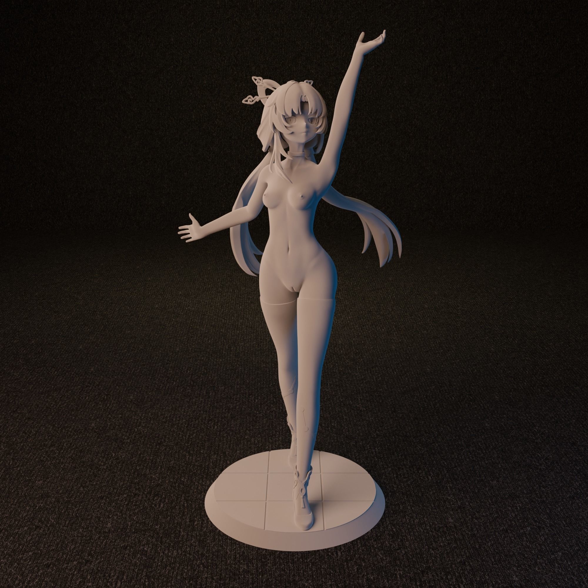 NSFW Fu Xuan from Honkai Star Rail 3D print model_8