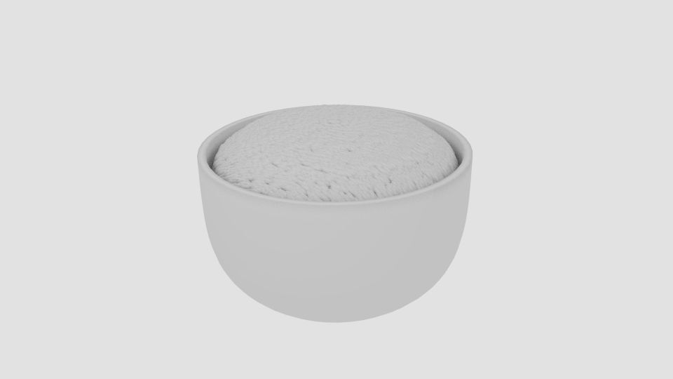 Rice Bowl 3D model_1