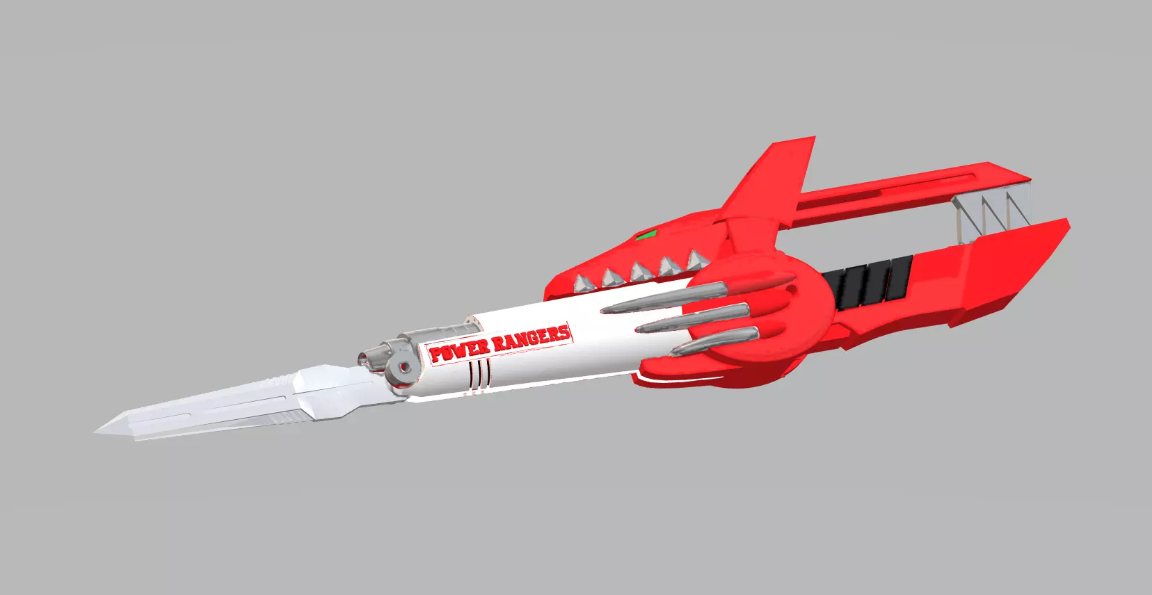 MMPR Power Rangers Blade Blaster 3D print model_4
