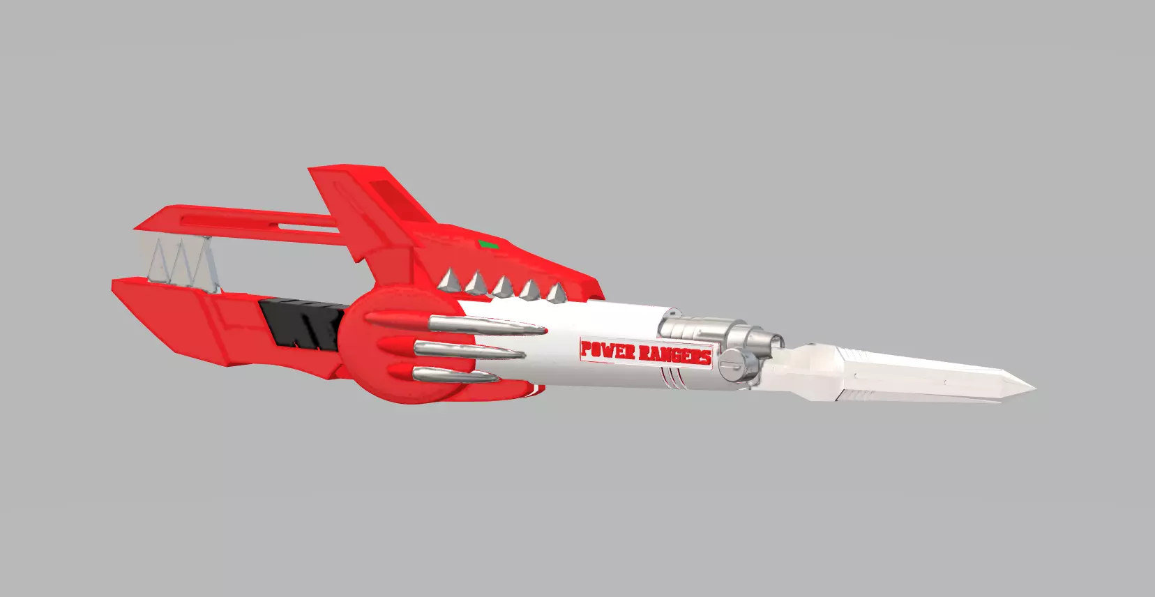 MMPR Power Rangers Blade Blaster 3D print model_6