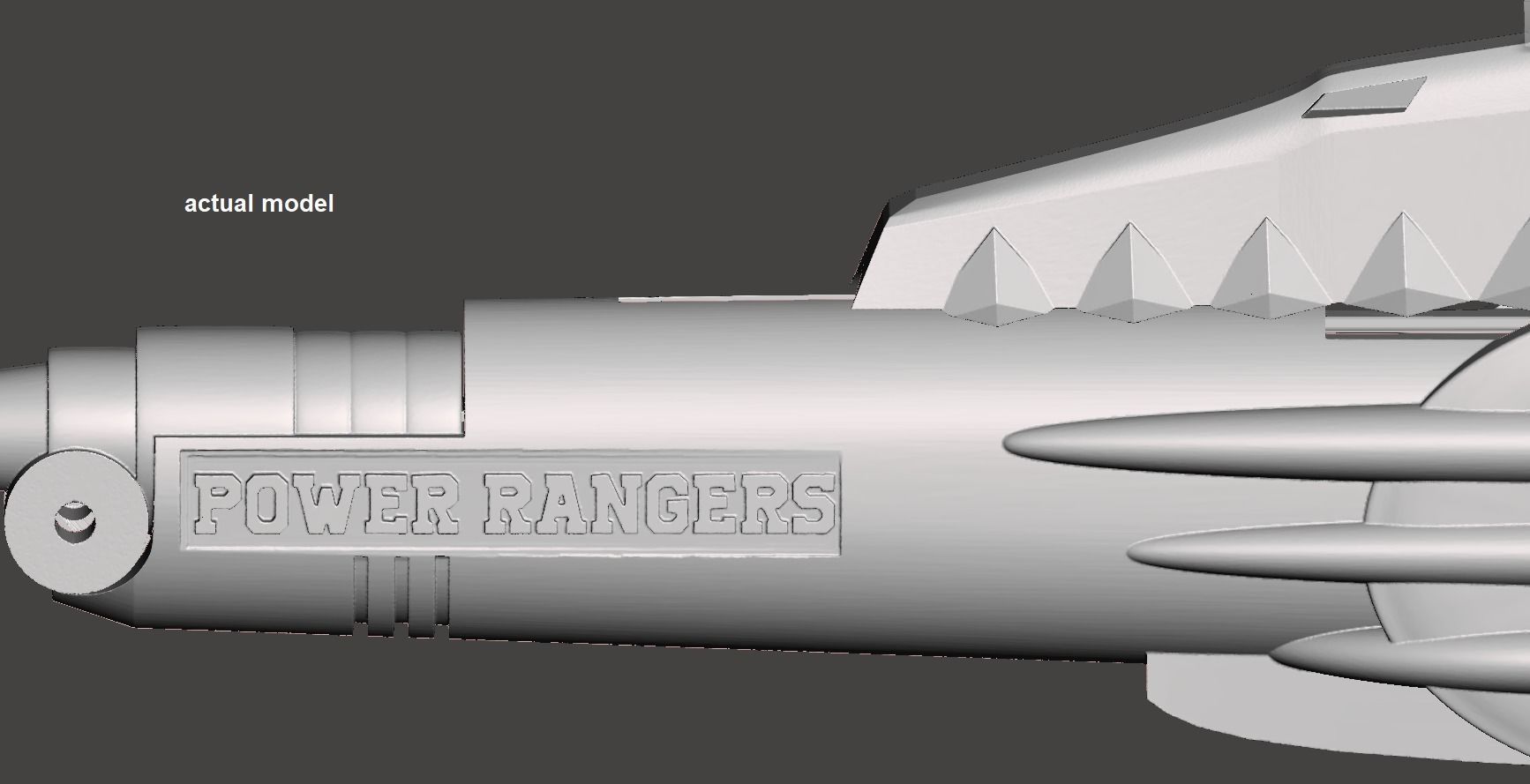 MMPR Power Rangers Blade Blaster 3D print model_16
