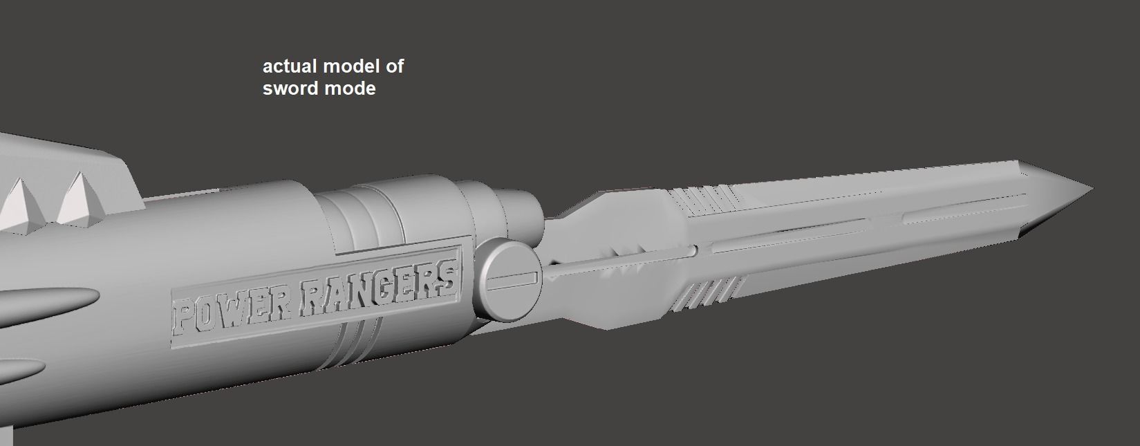 MMPR Power Rangers Blade Blaster 3D print model_12