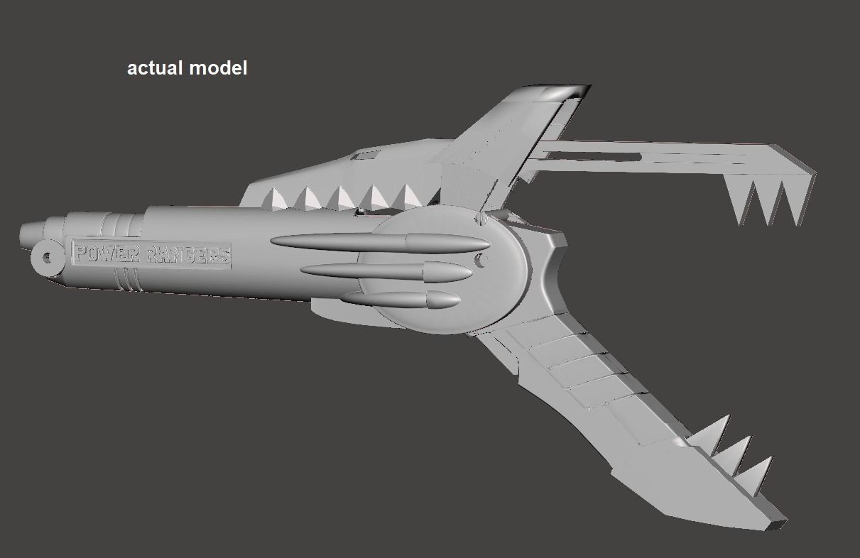 MMPR Power Rangers Blade Blaster 3D print model_10