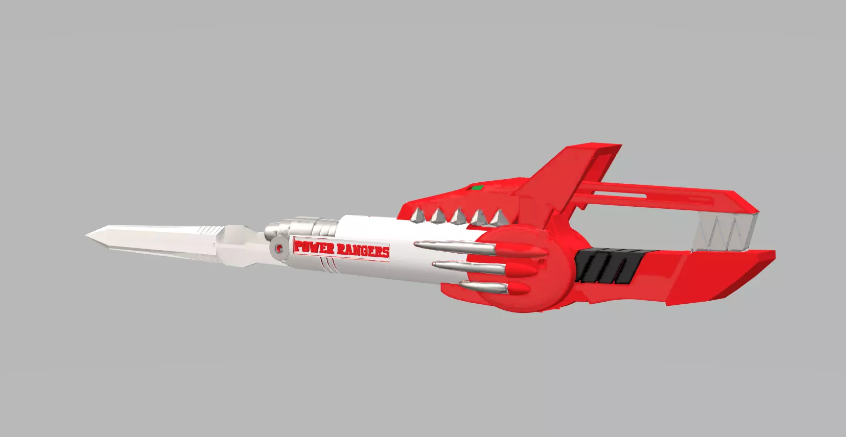 MMPR Power Rangers Blade Blaster 3D print model_8