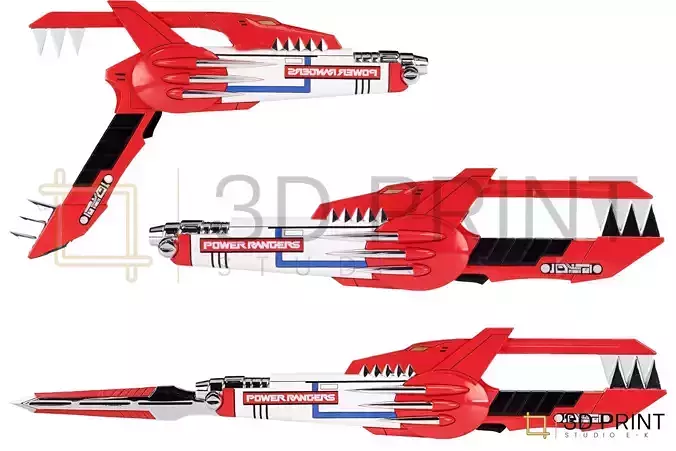 MMPR Power Rangers Blade Blaster 3D print model