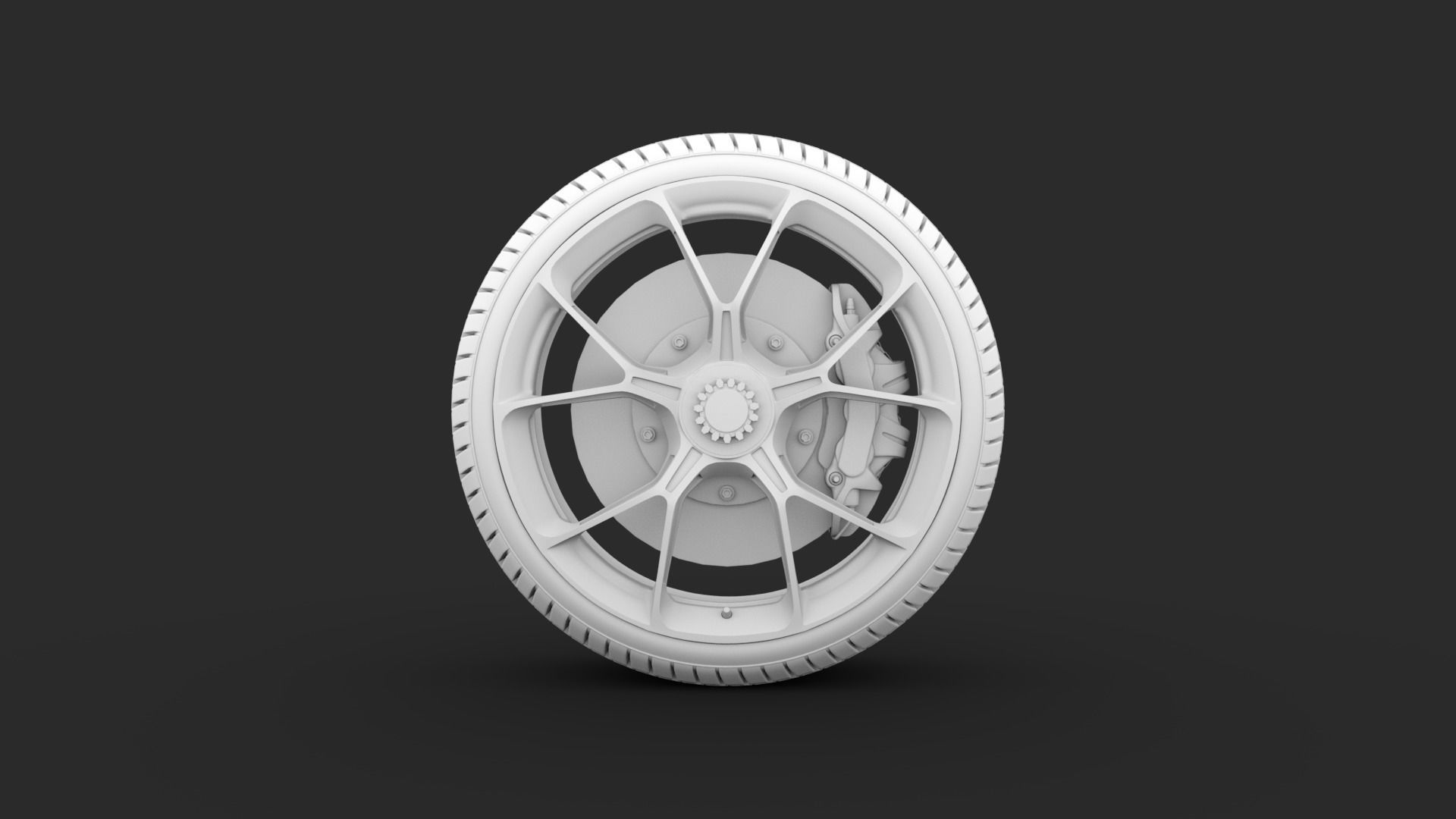 Porsche GT3 Wheels 3D 3D model_21
