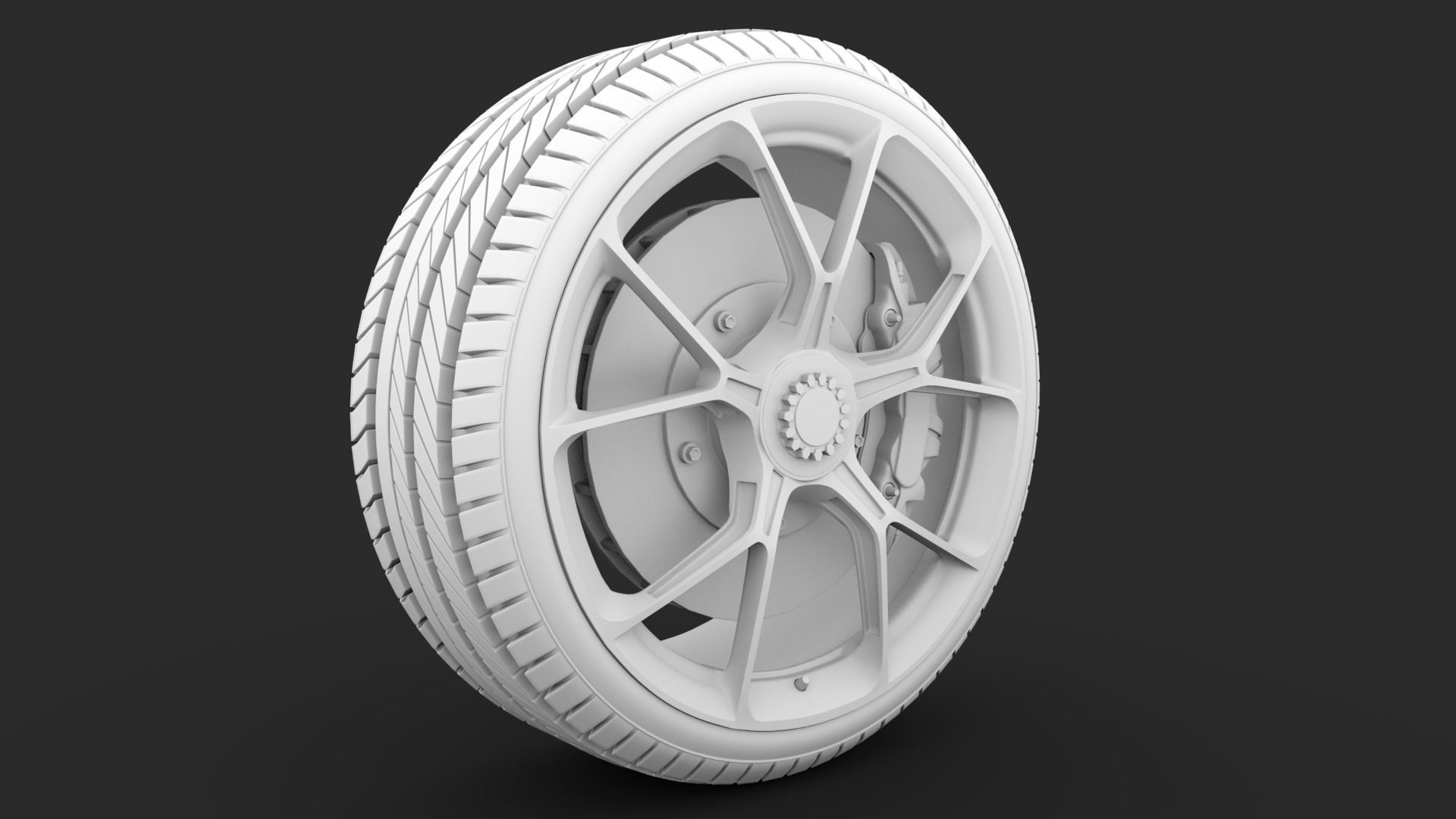 Porsche GT3 Wheels 3D 3D model_20