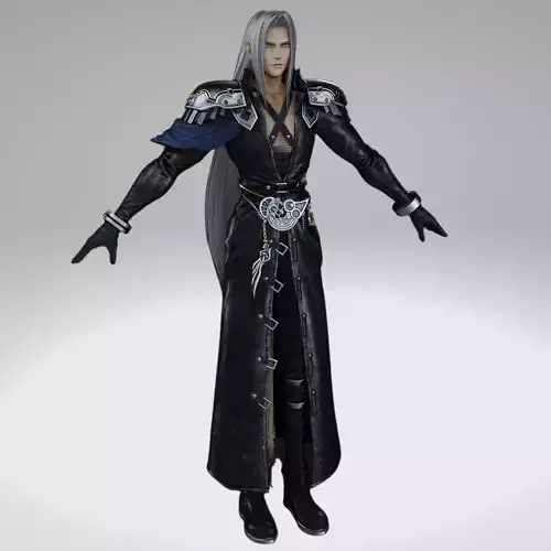 Final Fantasy - Dissidia Nt - Sephiroth Operative of Legend Low-poly 3D model