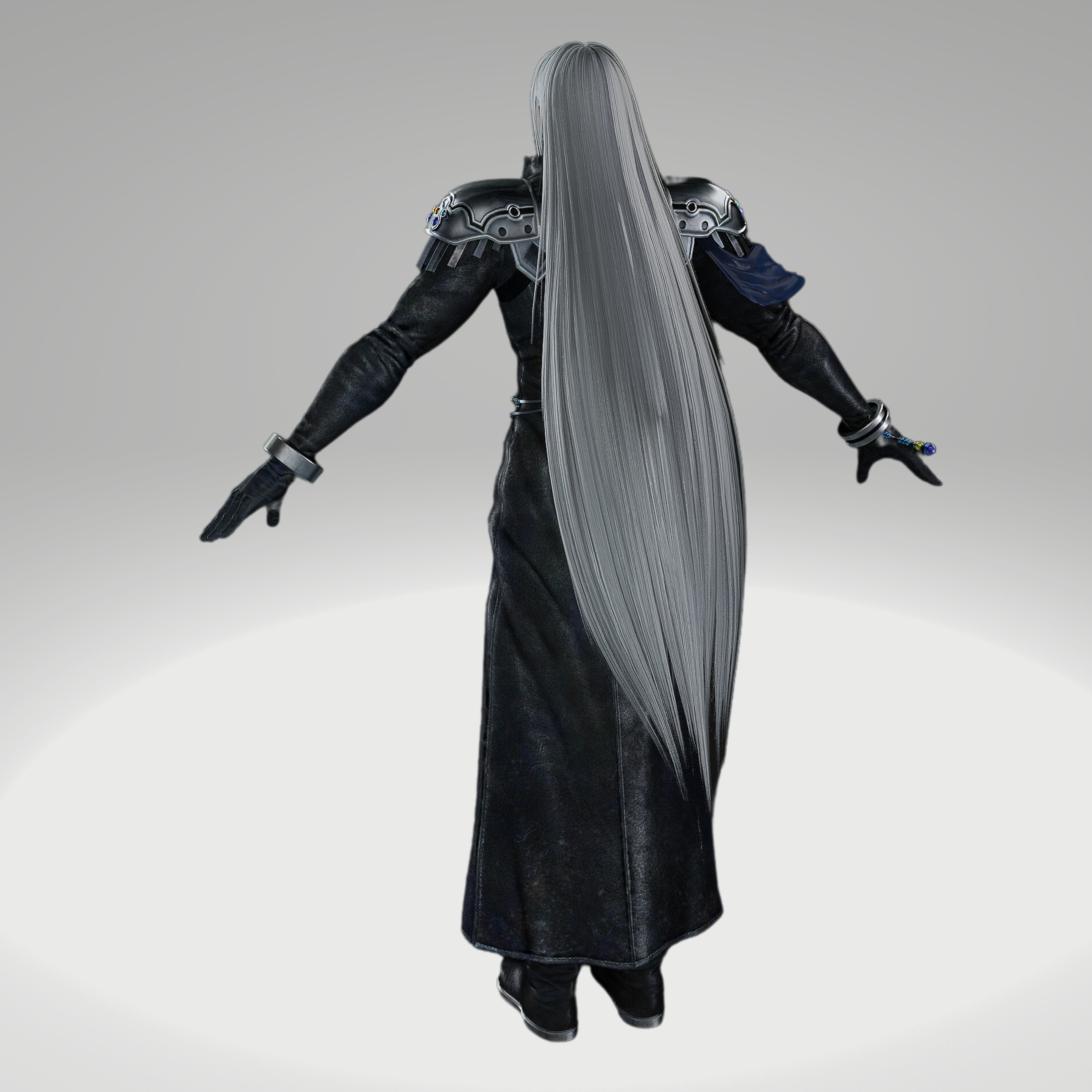 Final Fantasy - Dissidia Nt - Sephiroth Operative of Legend Low-poly 3D model_1