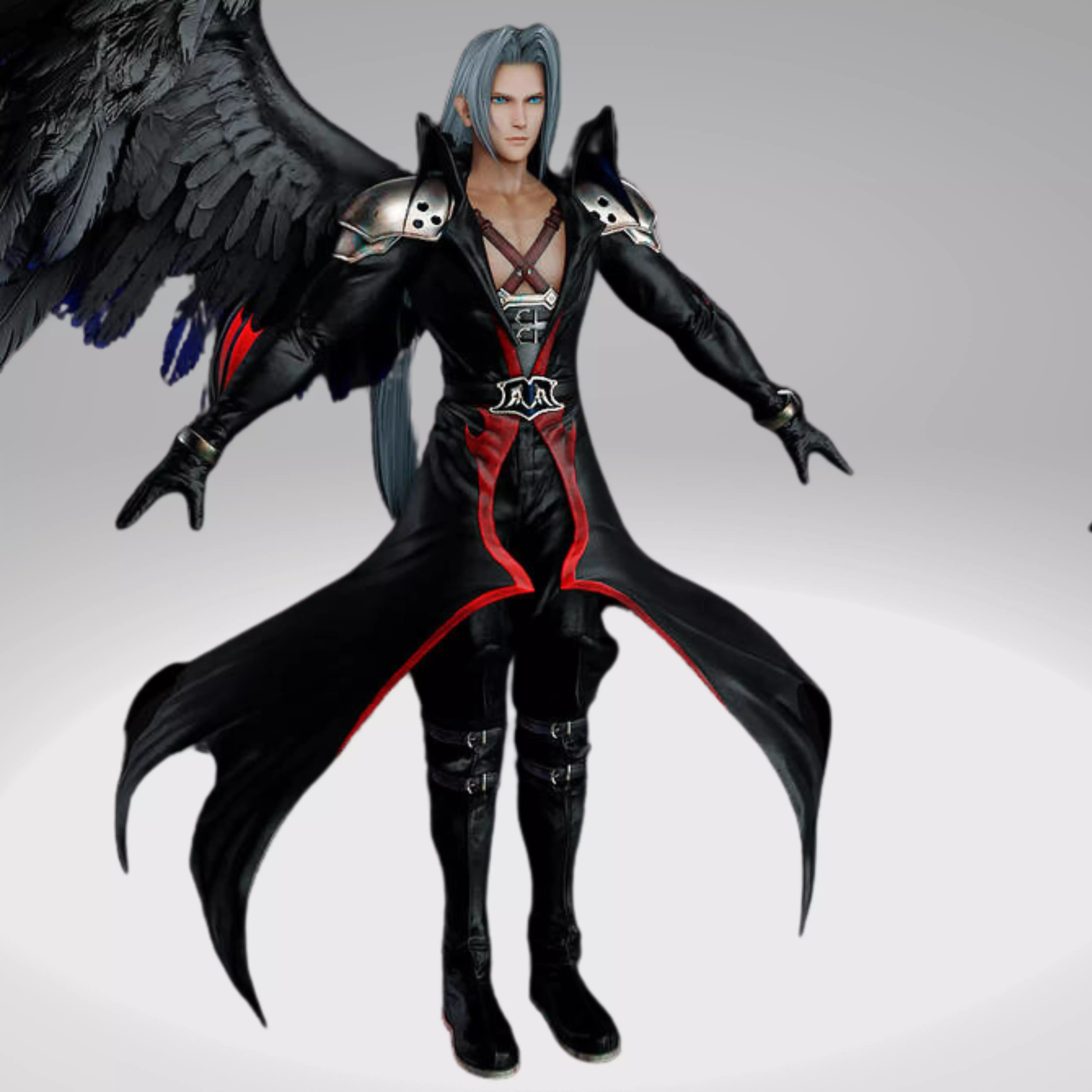 Final Fantasy - Dissidia Nt - Sephiroth  One Winged Angel Low-poly 3D model_0