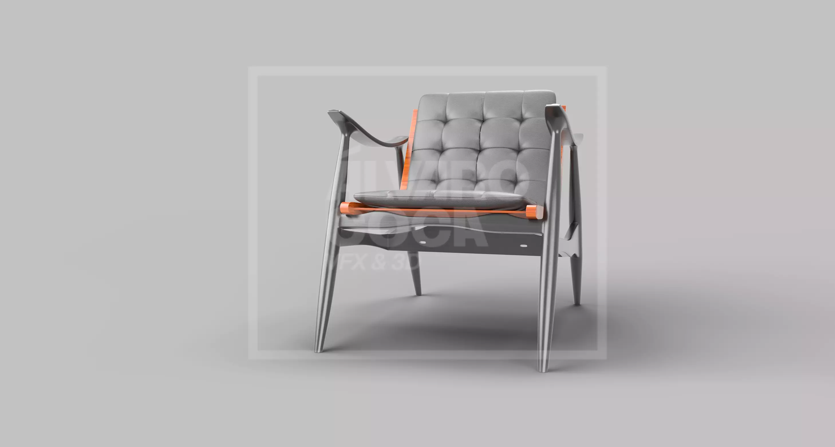 Modern Chair 3D model_0