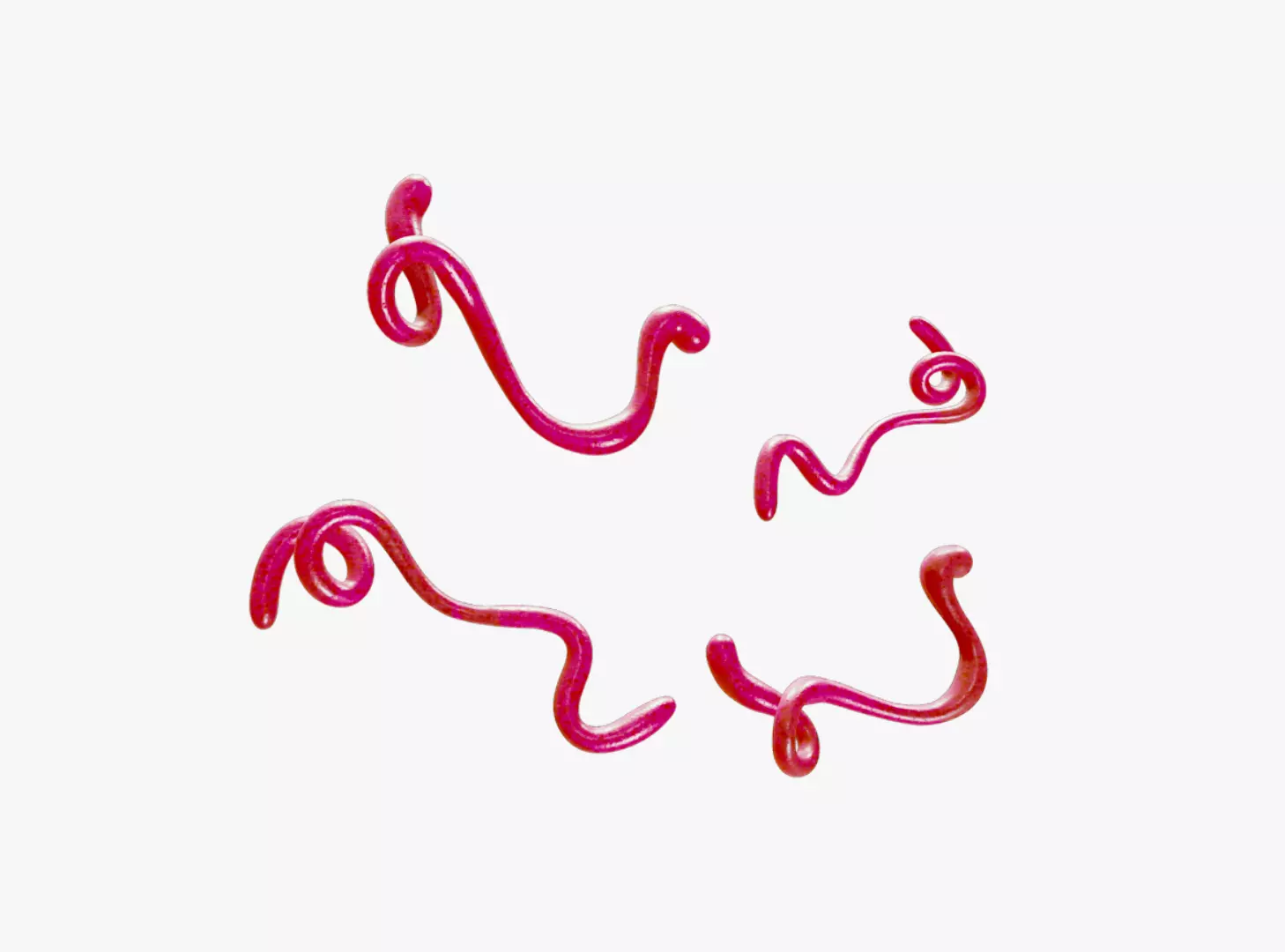 Ebola Virus Low-poly 3D model