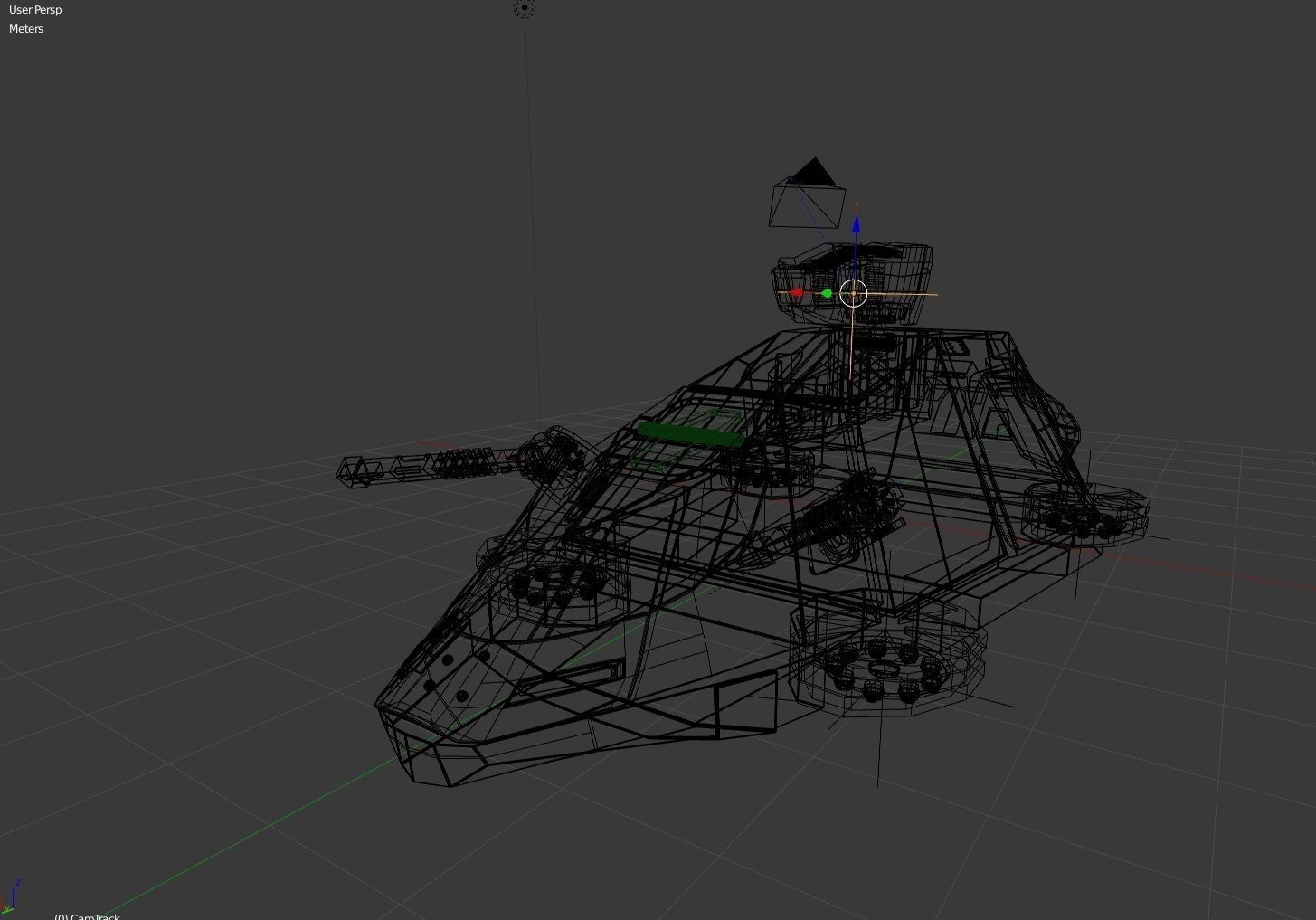 Military Hover Tank 2050 3D model_11