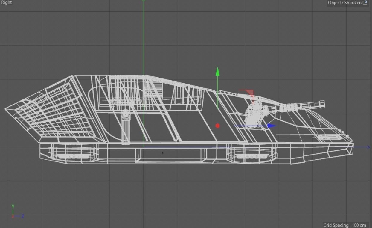Military Hover Tank 2050 3D model_24