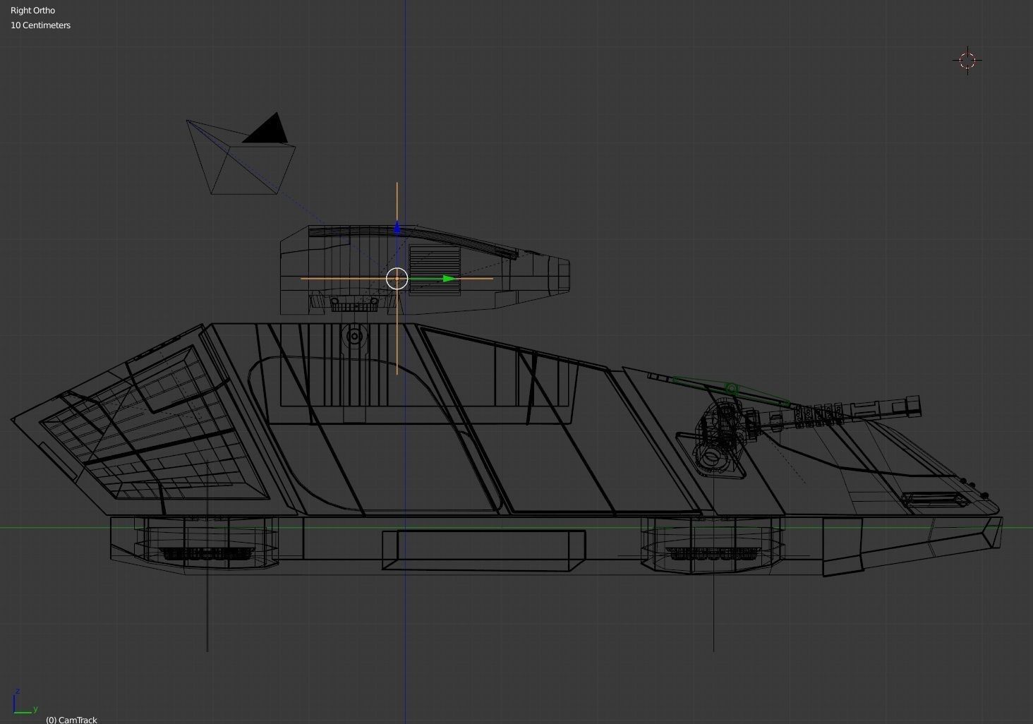 Military Hover Tank 2050 3D model_14