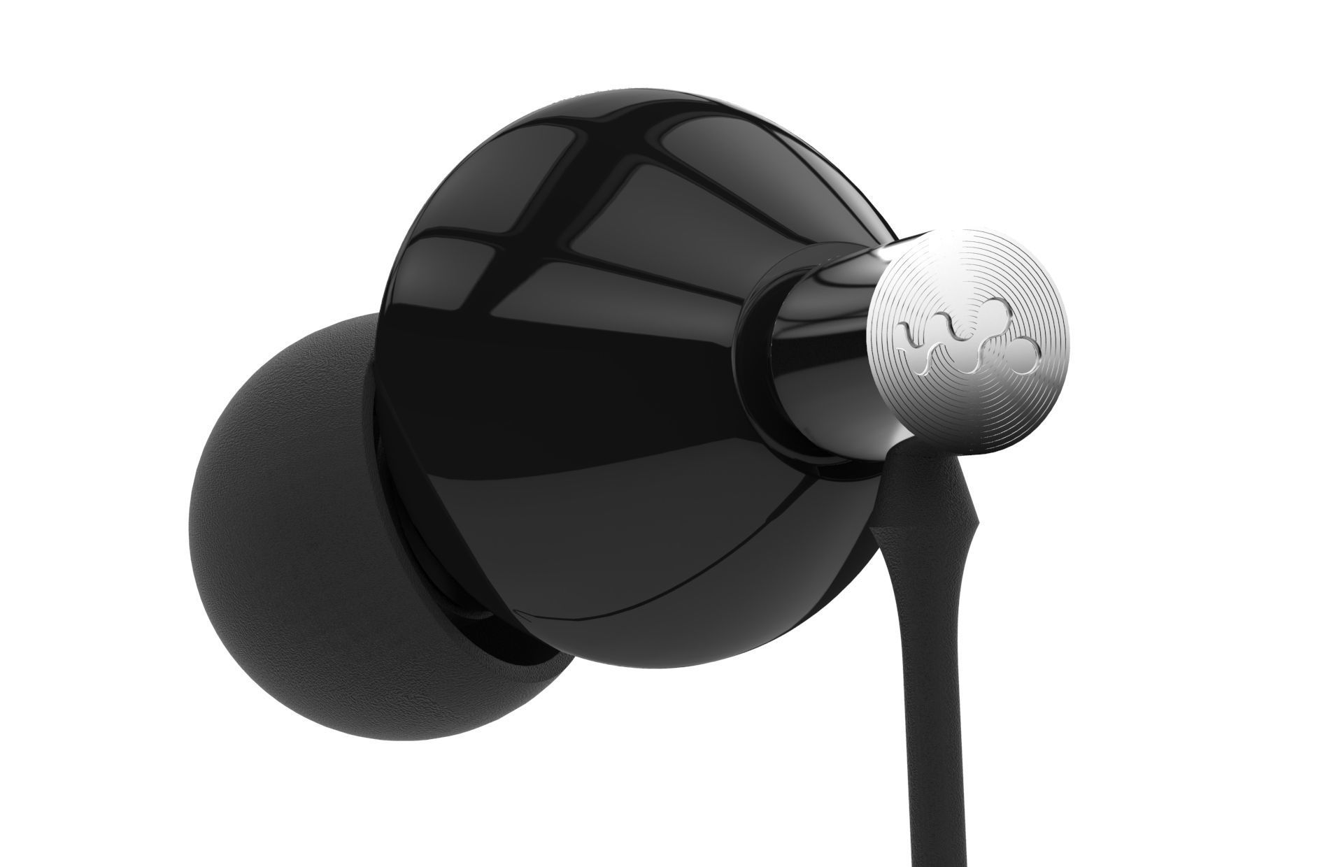 Sony MDR EX-082 In-Ear Headphone 3D model_1