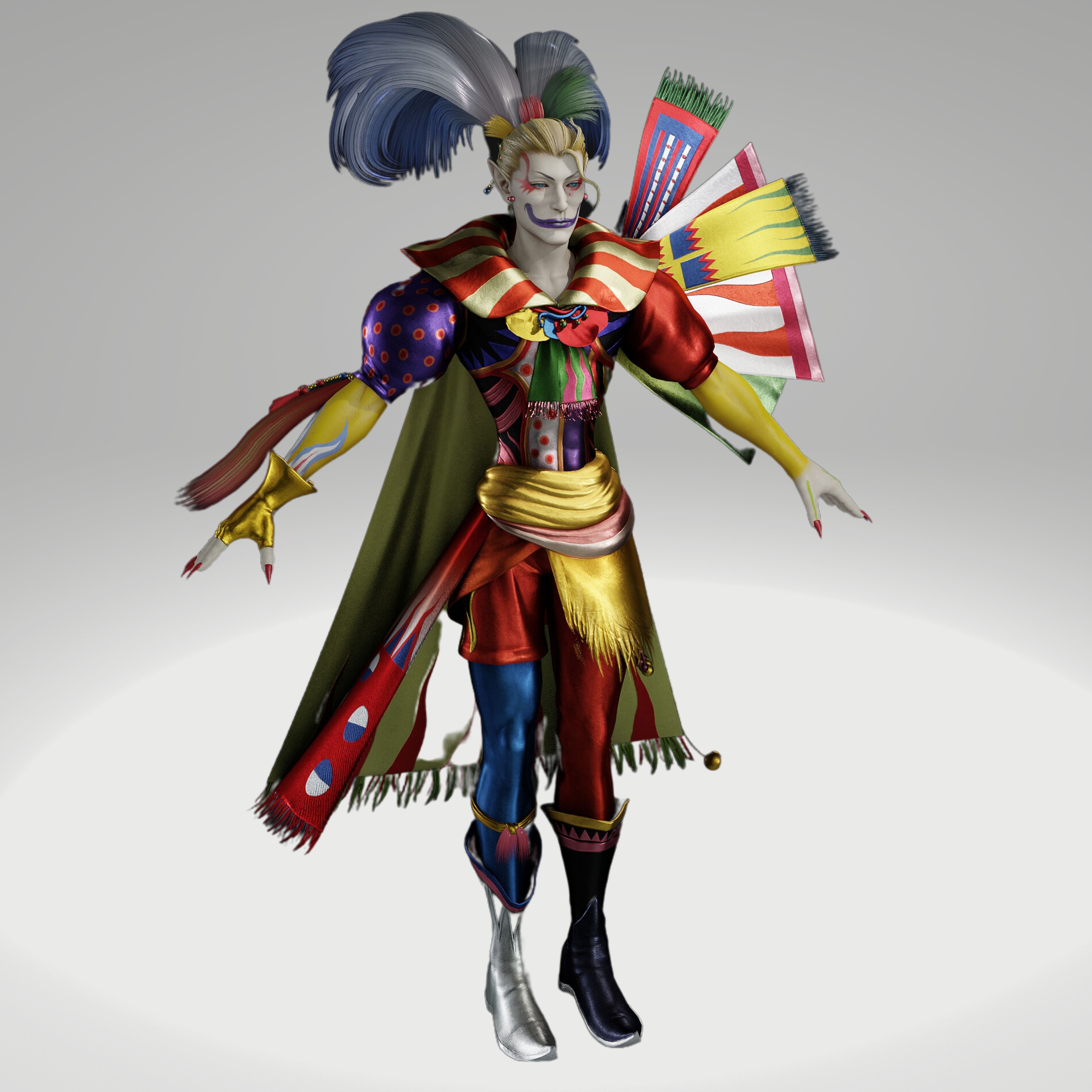 3D model Final Fantasy - Dissidia Nt - Kefka Palazzo VR / AR / low-poly ...