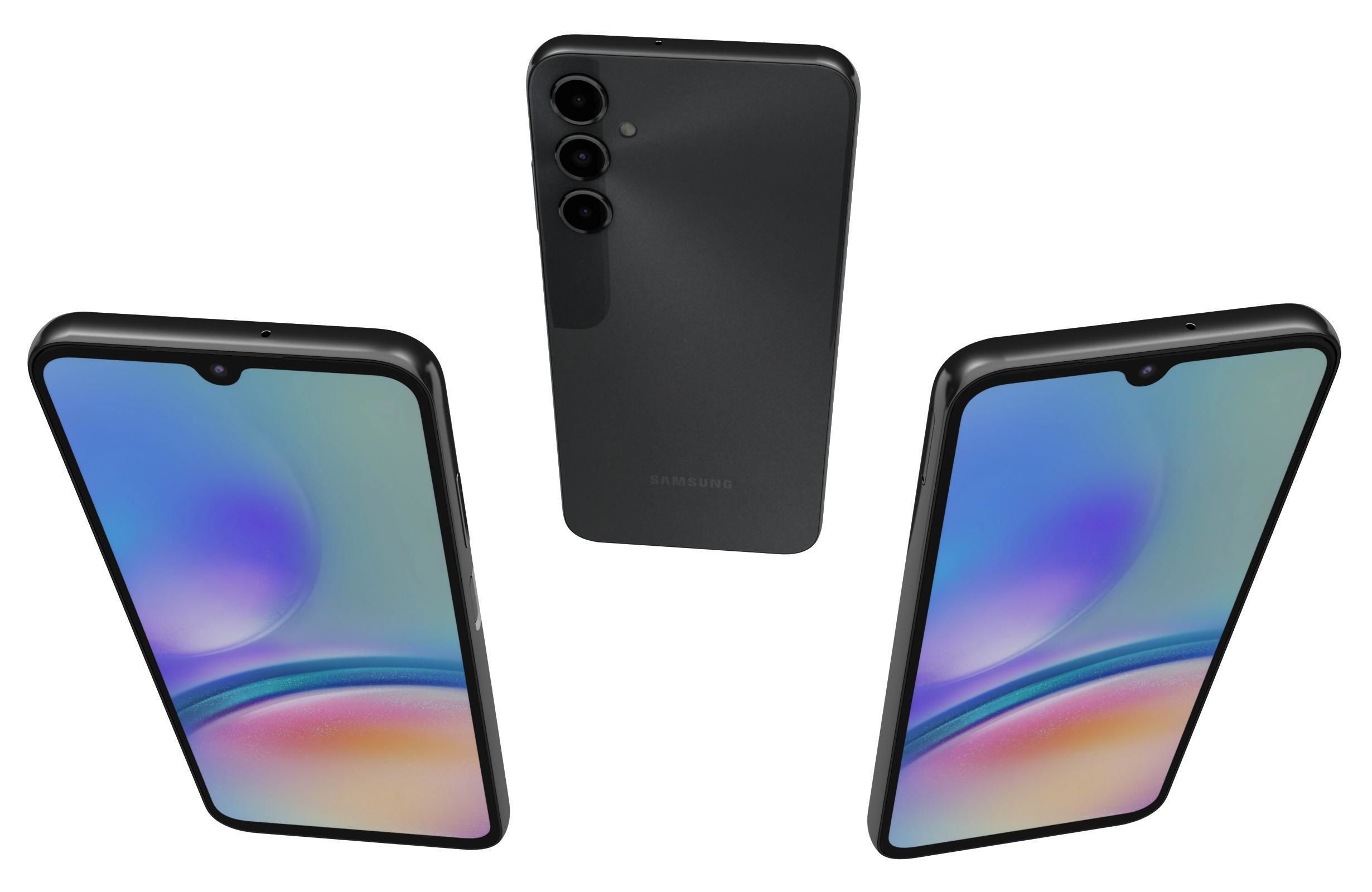 Samsung Galaxy A05s Black 3D model_1