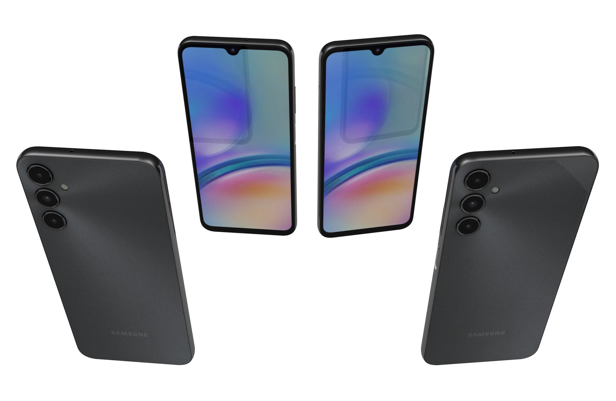 Samsung Galaxy A05s Black 3D model_4