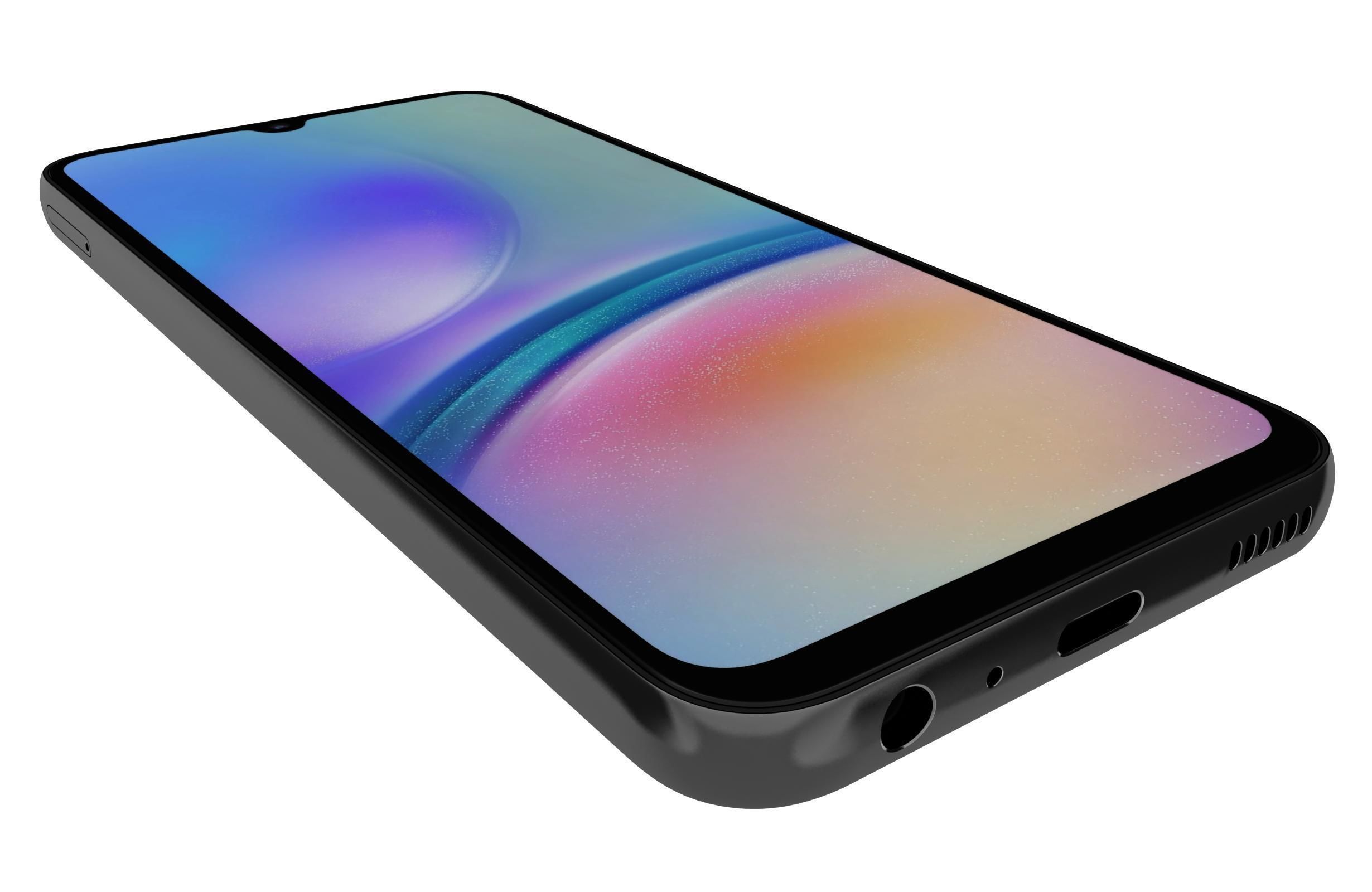 Samsung Galaxy A05s Black 3D model_12