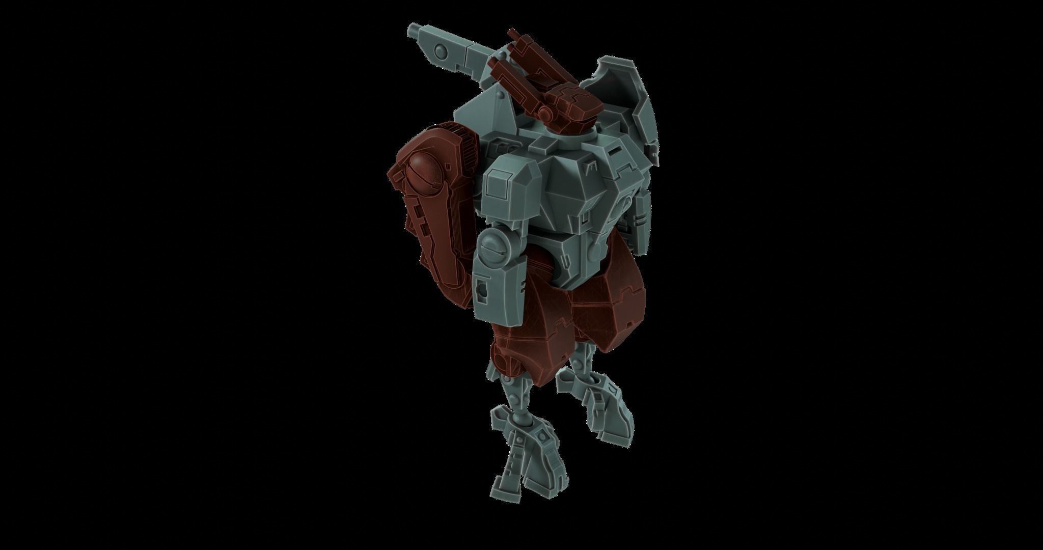 Farsight style bits for Crsisi Armor from Warhammer 40000 3D print model_4