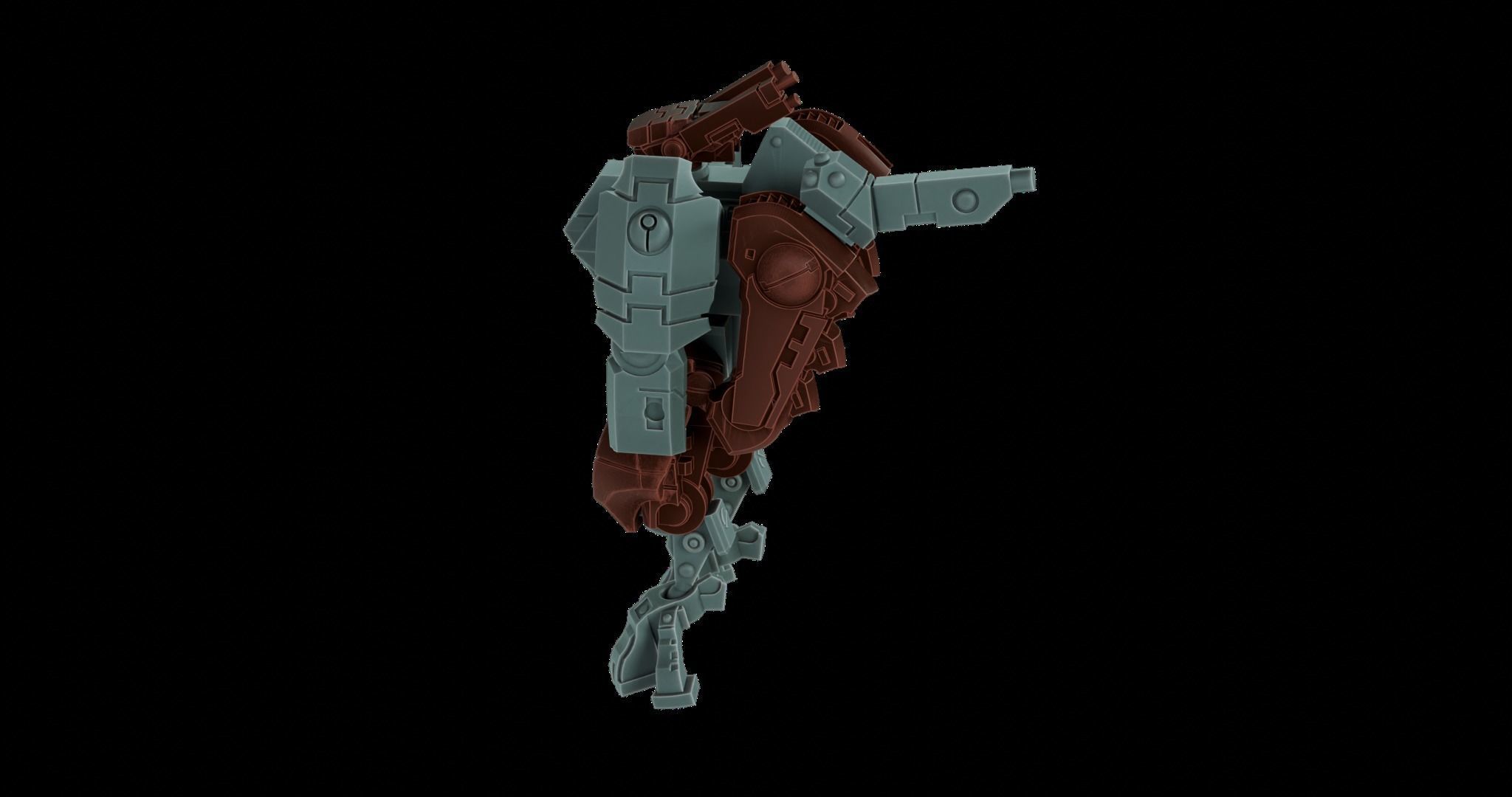 Farsight style bits for Crsisi Armor from Warhammer 40000 3D print model_2