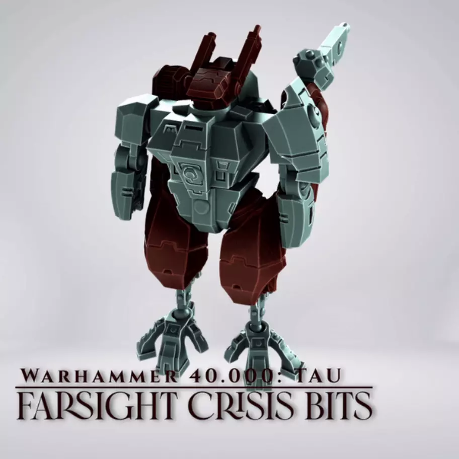 Farsight style bits for Crsisi Armor from Warhammer 40000 3D print model_0