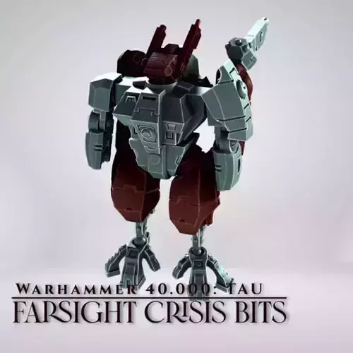 Farsight style bits for Crsisi Armor from Warhammer 40000 3D print model