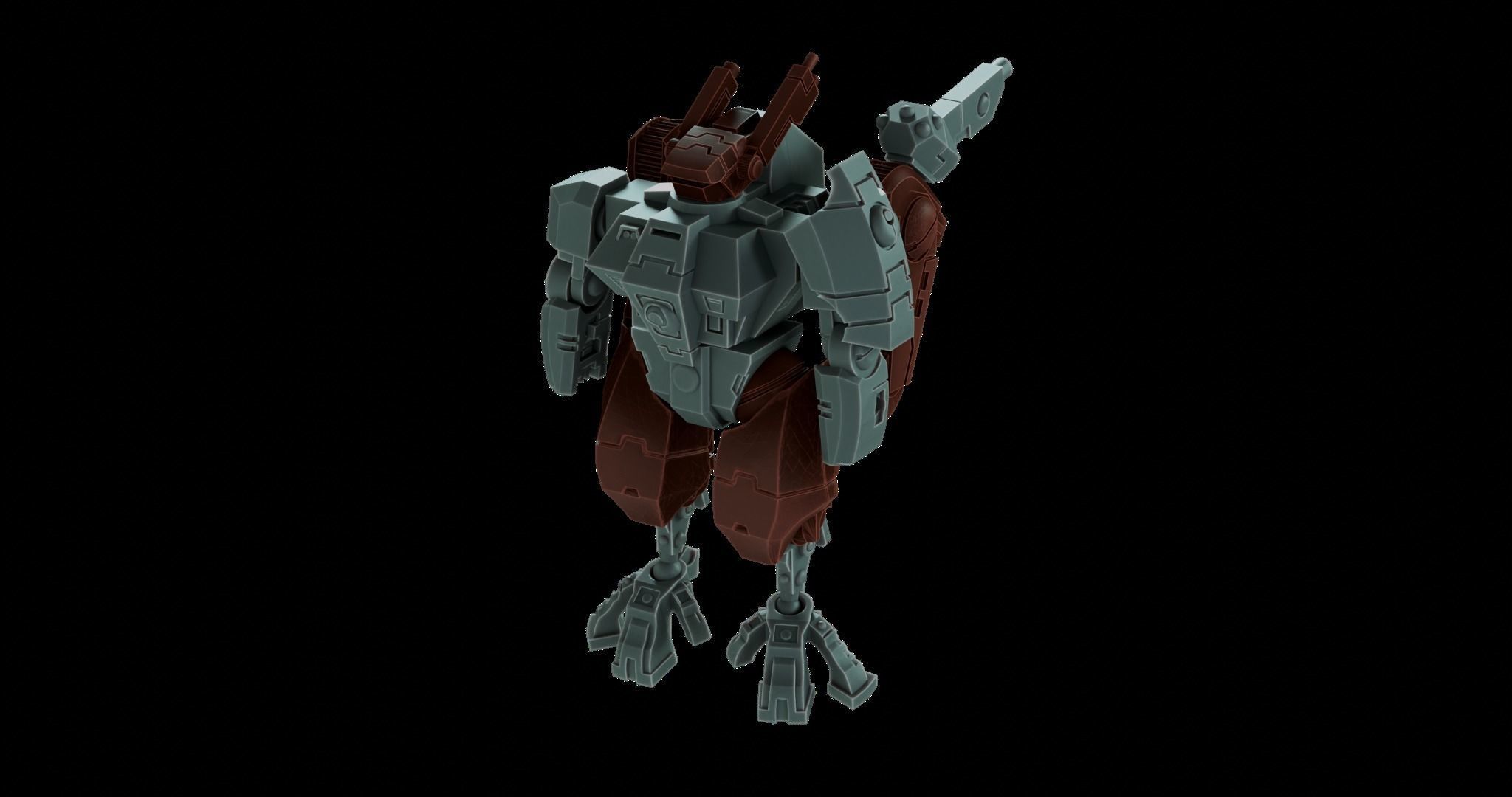 Farsight style bits for Crsisi Armor from Warhammer 40000 3D print model_1