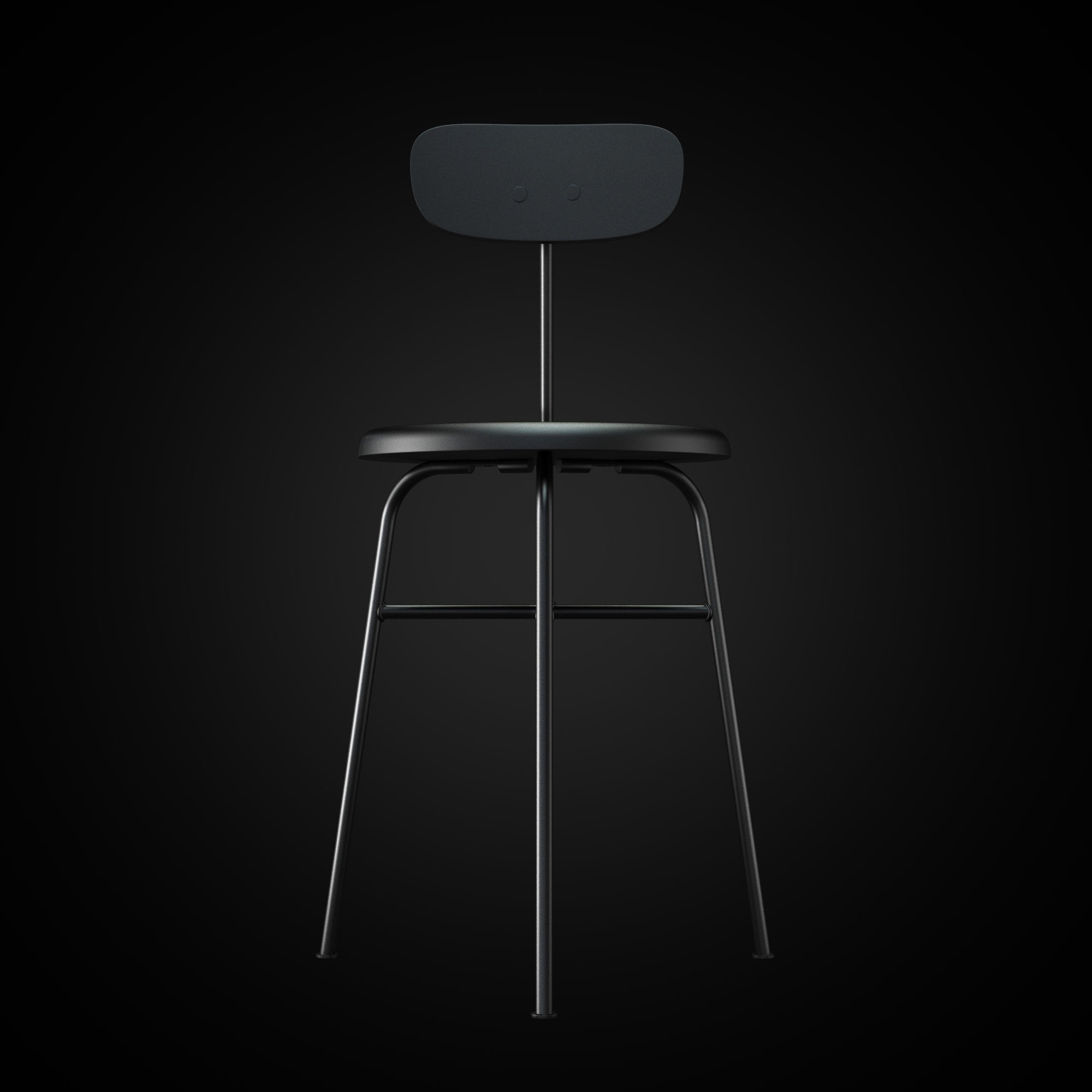 Afteroom chair 3D model_1