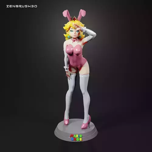 PEACH BUNNY SUIT NSFW FULL STL 3D PRINTING 3D print model