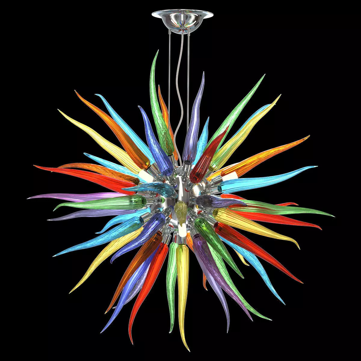 Sole chandelier 3D model