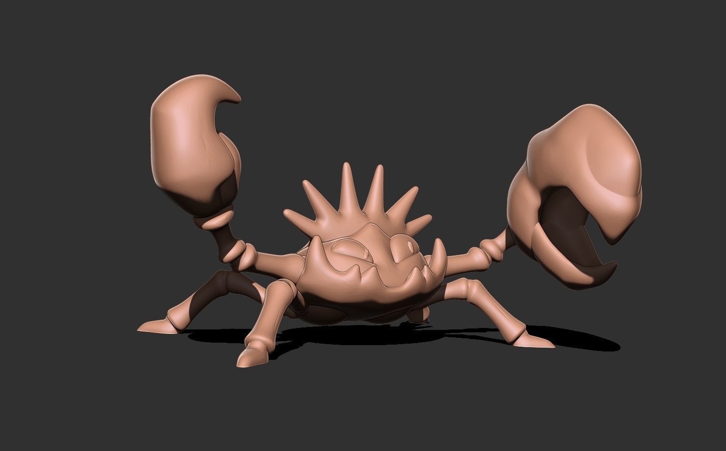 Pokemon - kingler 3D print model_3