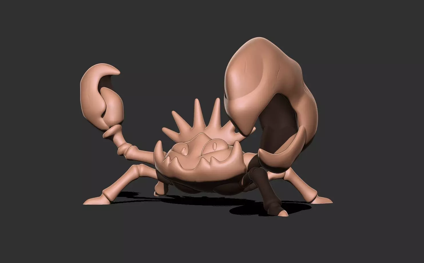 Pokemon - kingler 3D print model_0