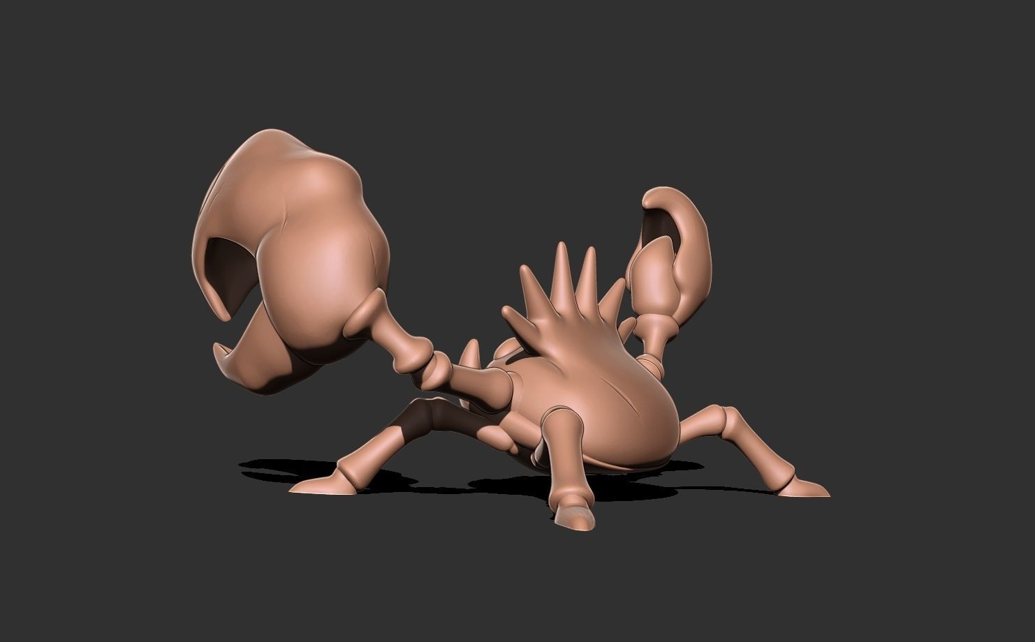 Pokemon - kingler 3D print model_1