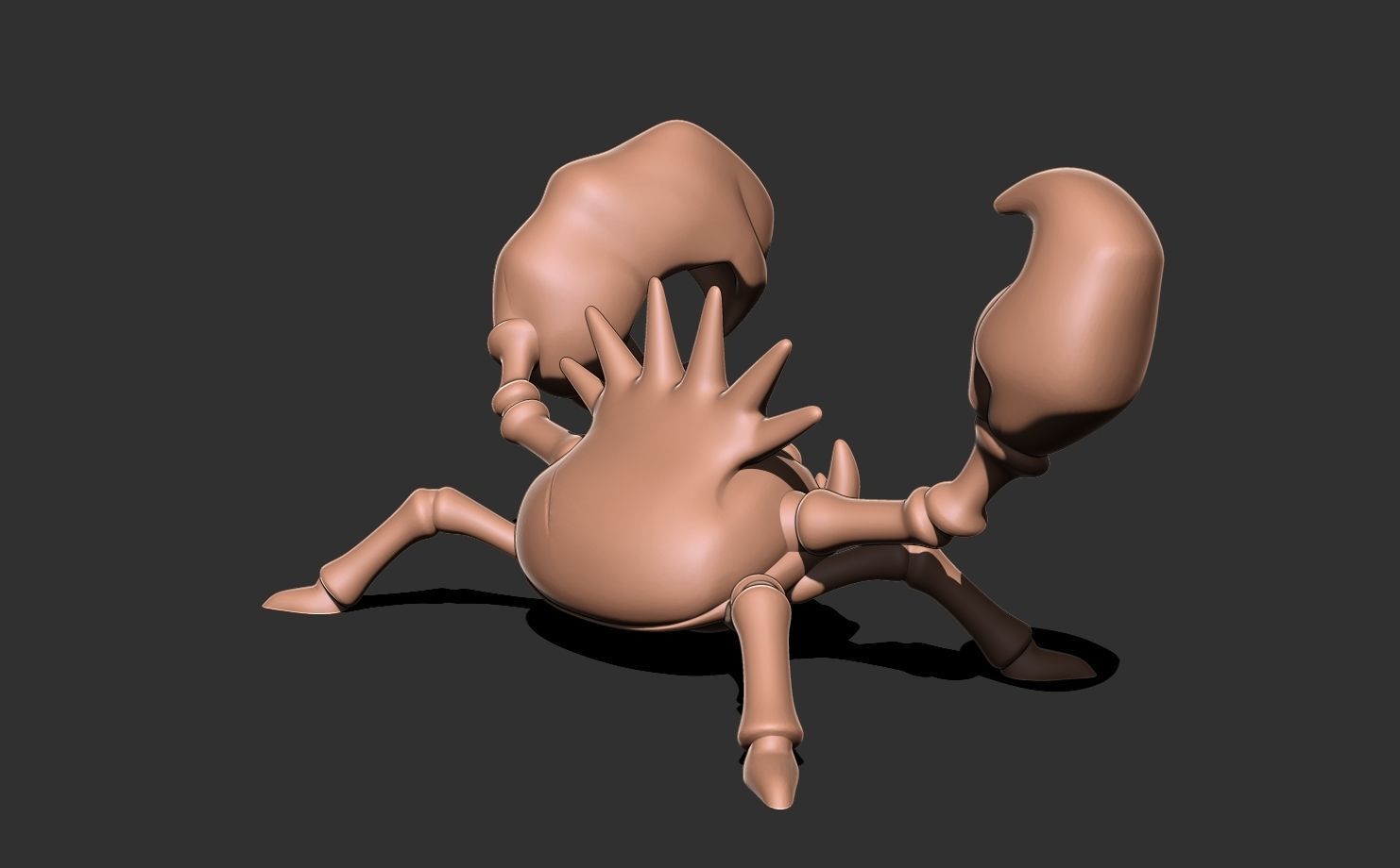 Pokemon - kingler 3D print model_2