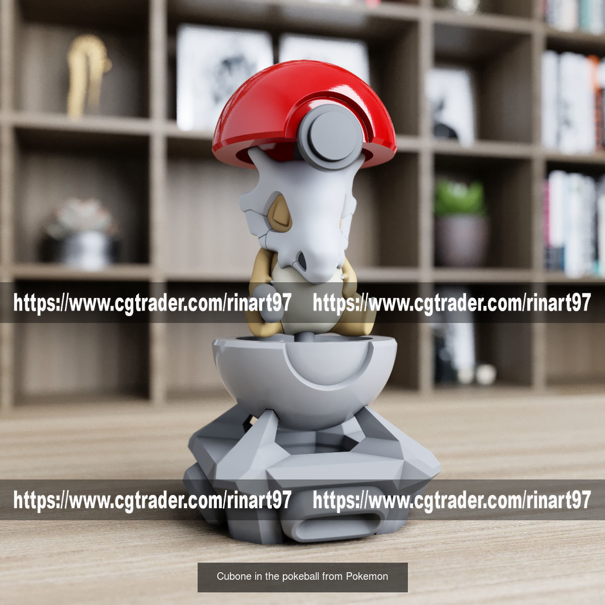 Summary of pokemons in pokeball 3D Model Collection_97