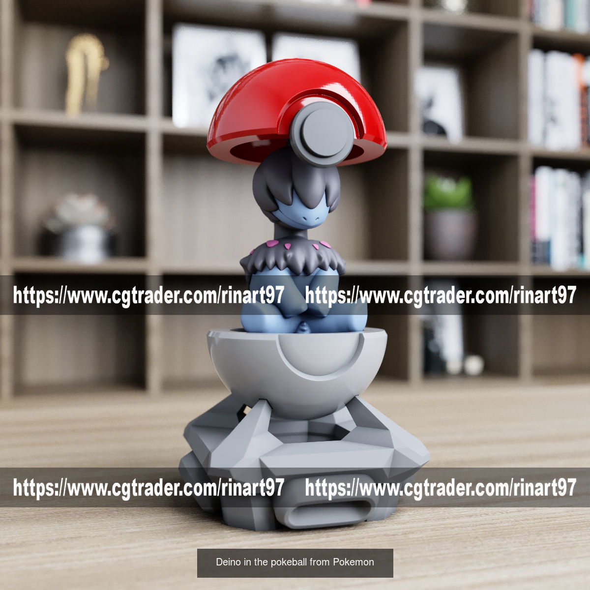 Summary of pokemons in pokeball 3D Model Collection_80