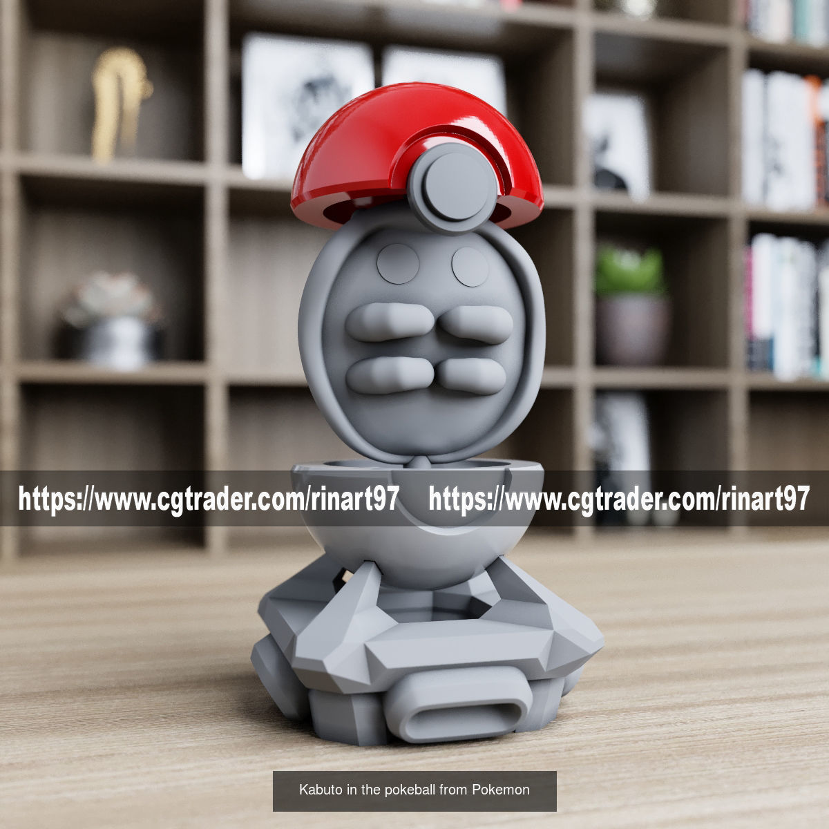 Summary of pokemons in pokeball 3D Model Collection_90
