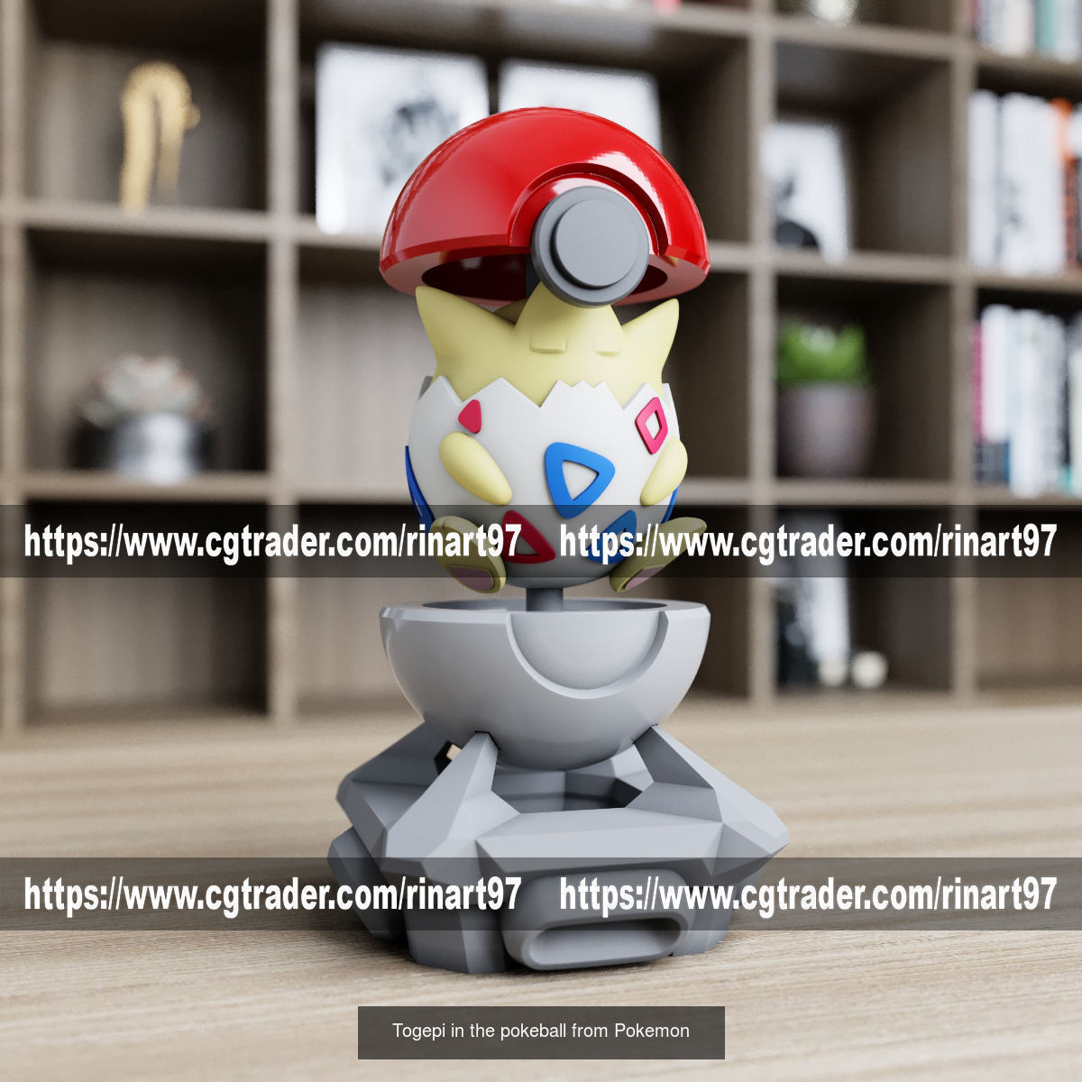Summary of pokemons in pokeball 3D Model Collection_72