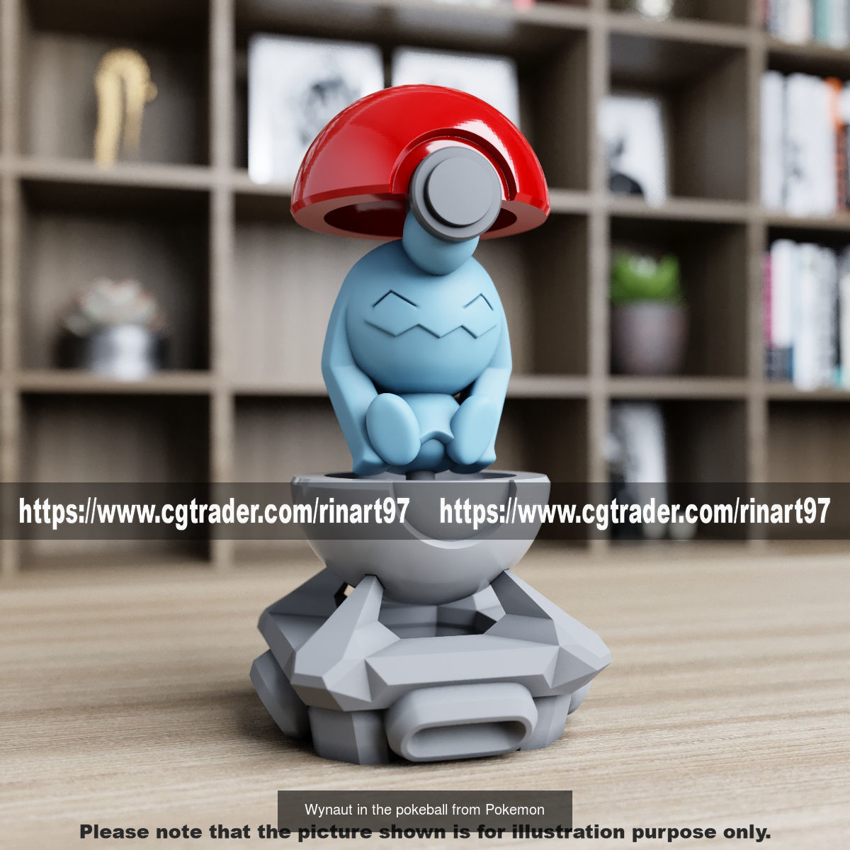 Summary of pokemons in pokeball 3D Model Collection_57