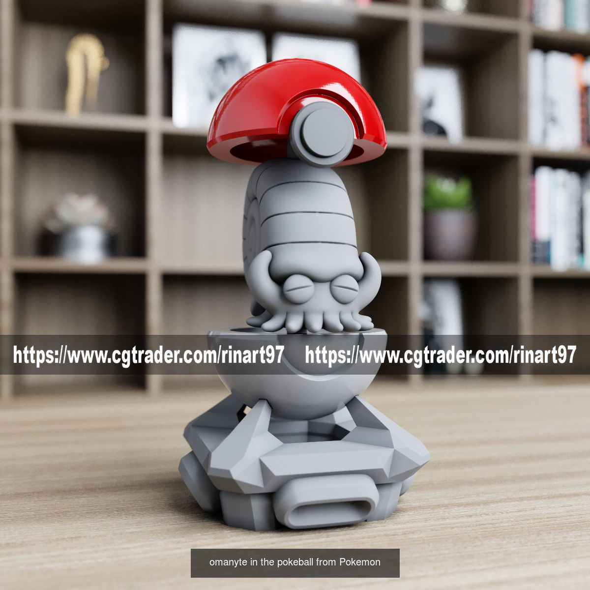 Summary of pokemons in pokeball 3D Model Collection_89