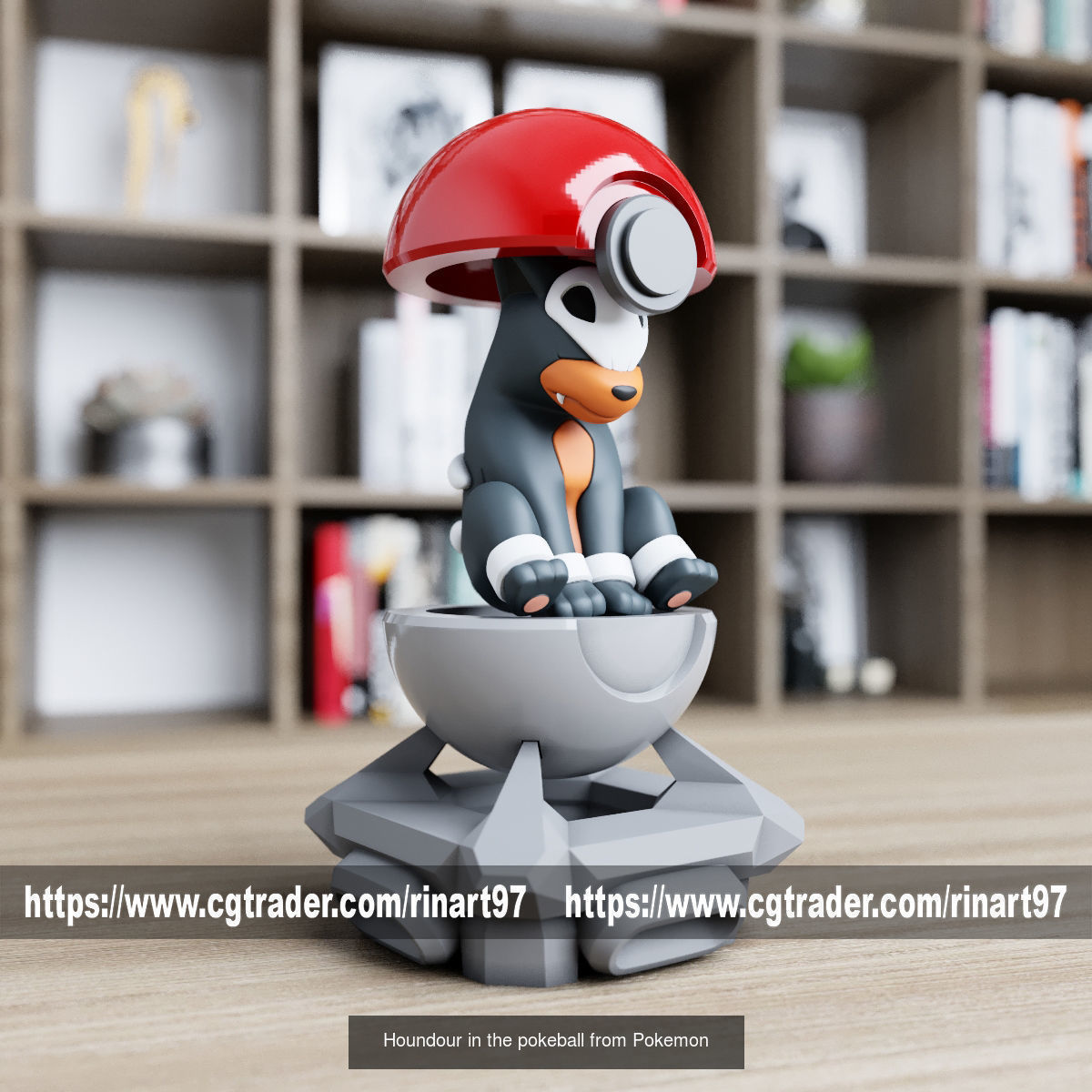 Summary of pokemons in pokeball 3D Model Collection_109