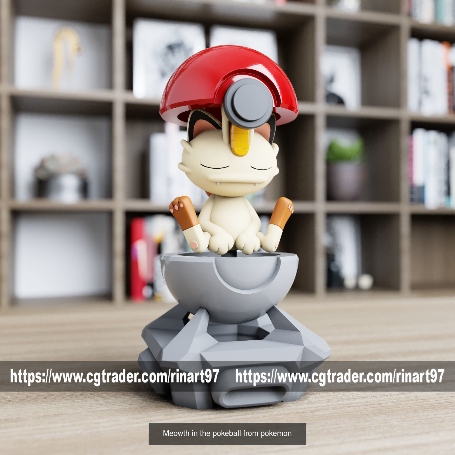 Summary of pokemons in pokeball 3D Model Collection_95