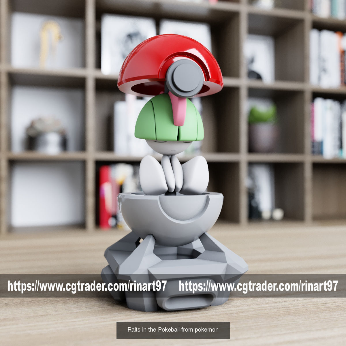 Summary of pokemons in pokeball 3D Model Collection_103