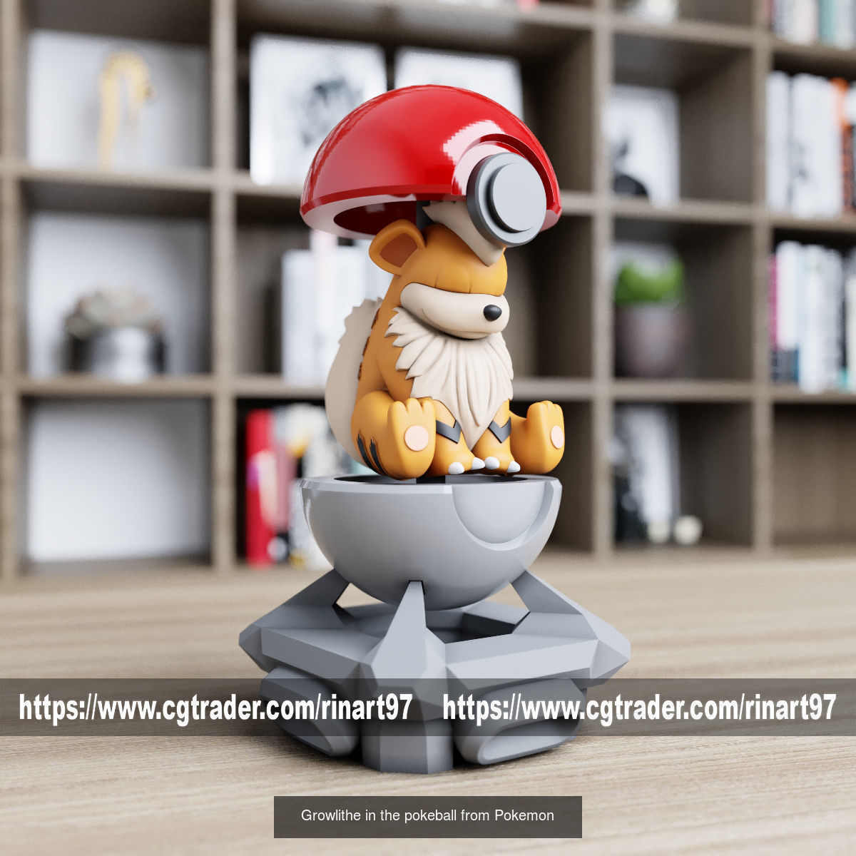 Summary of pokemons in pokeball 3D Model Collection_108